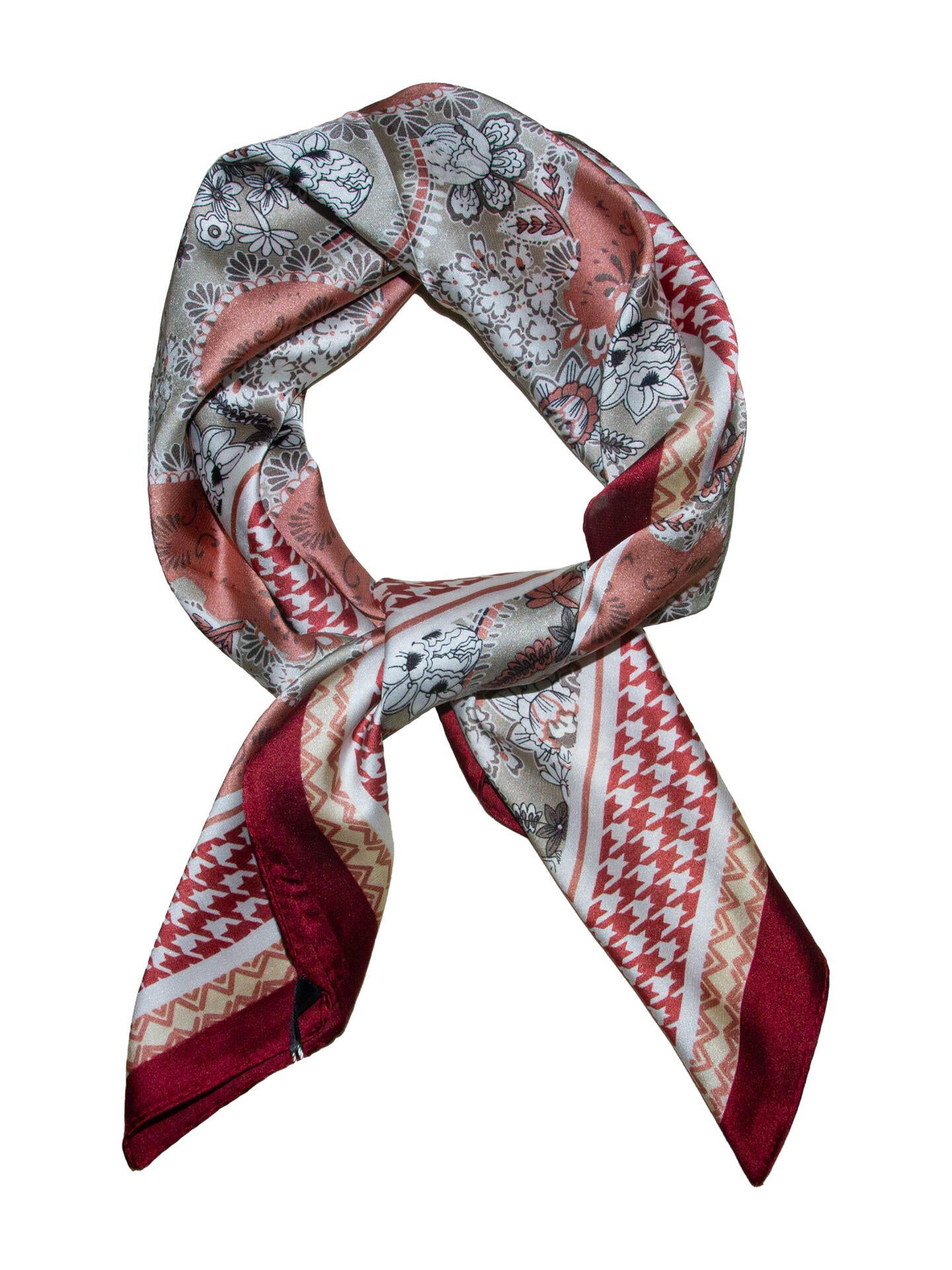 skjerf paisley Vinrød