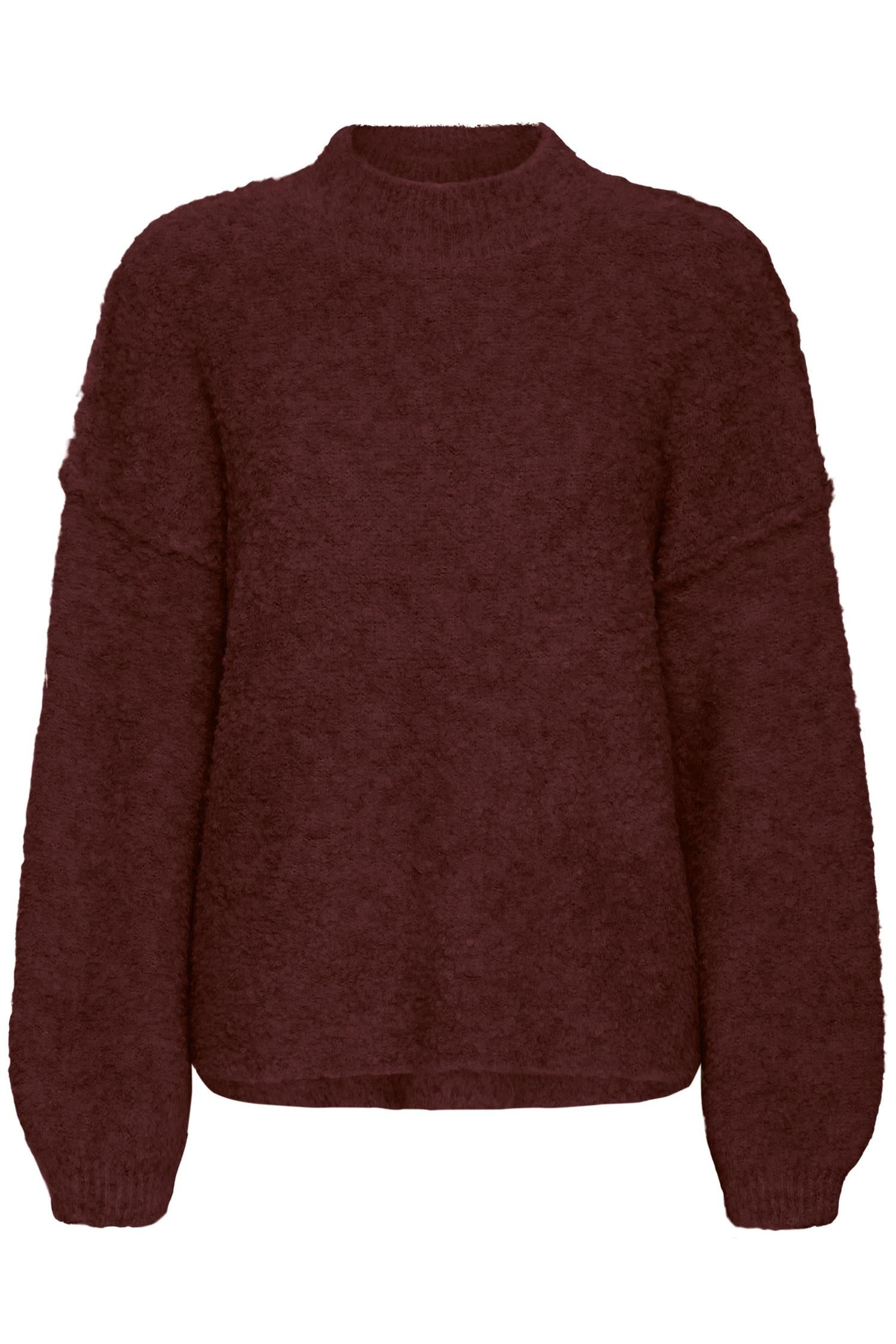 Sbcycla Knit Blouse Burgunder