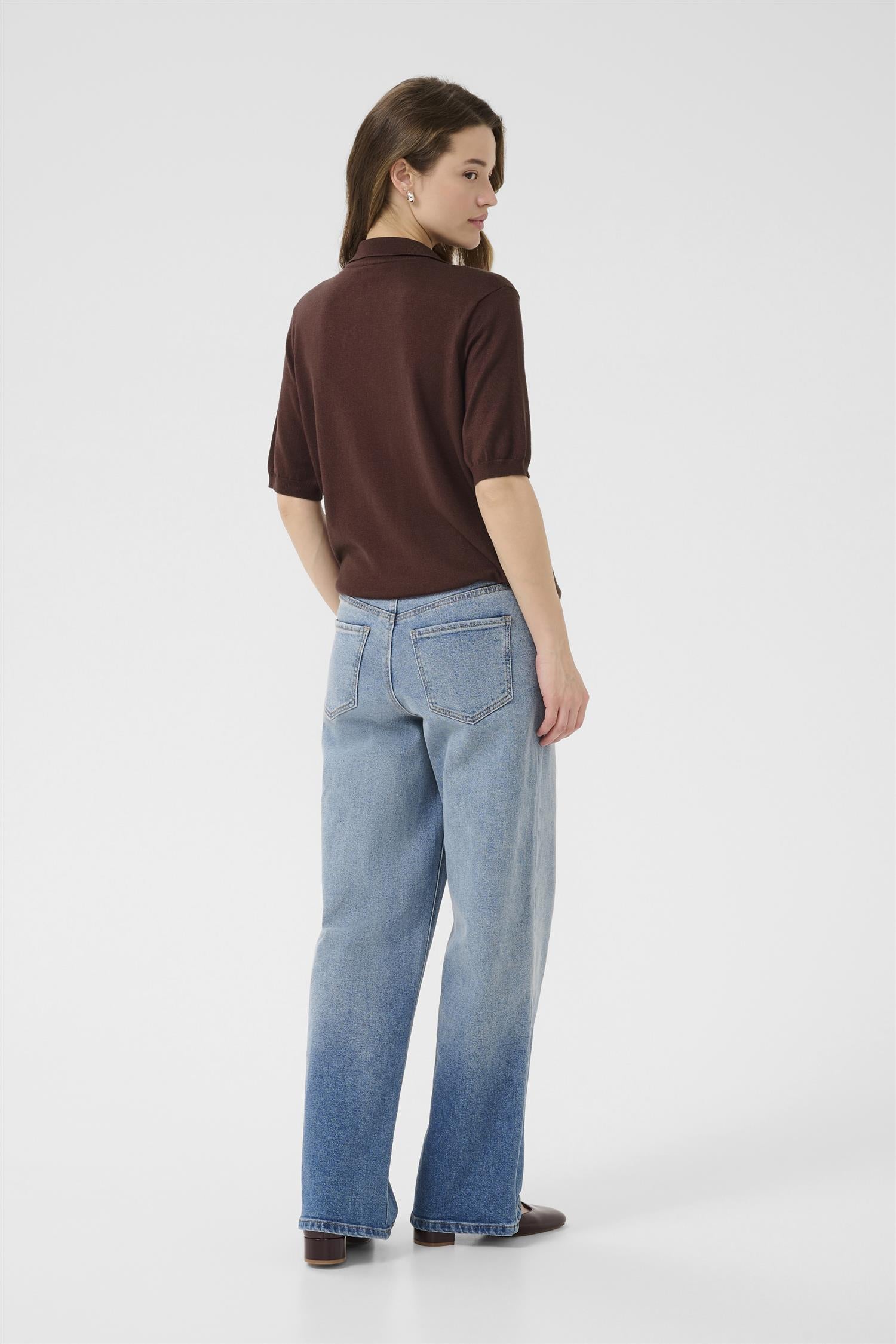 Kalizza Basic Polo Pullover Fudge