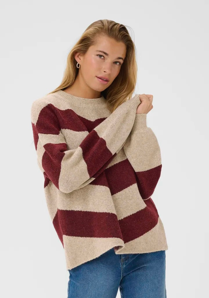 Kaverana Knit Pullover Feather G.M./Windsor W. Stripe
