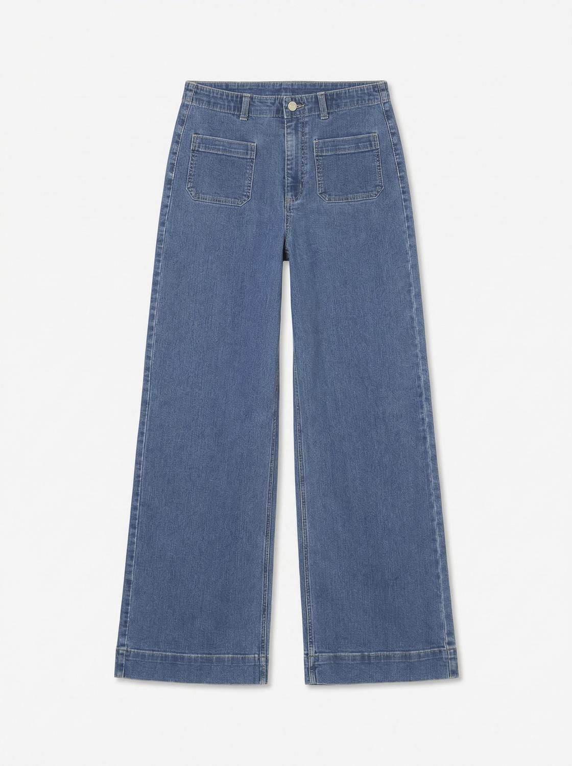 Vmkayla Hr Wide Pocket J Blue Mix Noos Blå