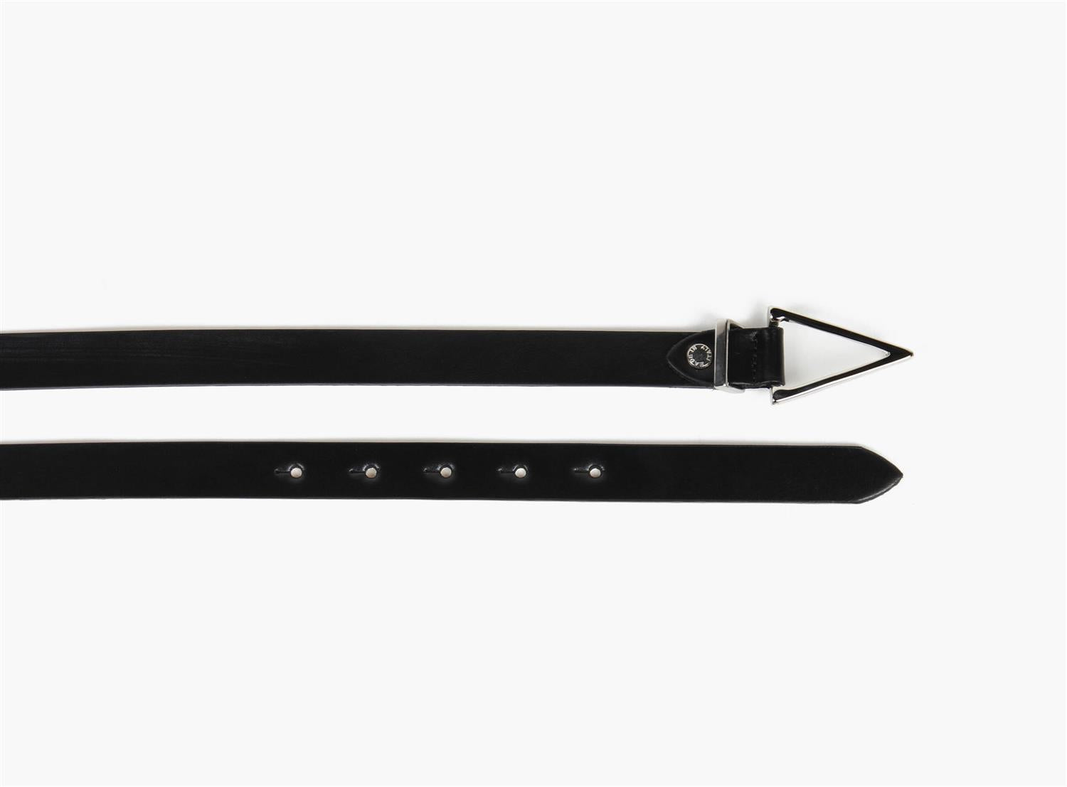 NOHR Melissa Smalt Skinnbelte Svart