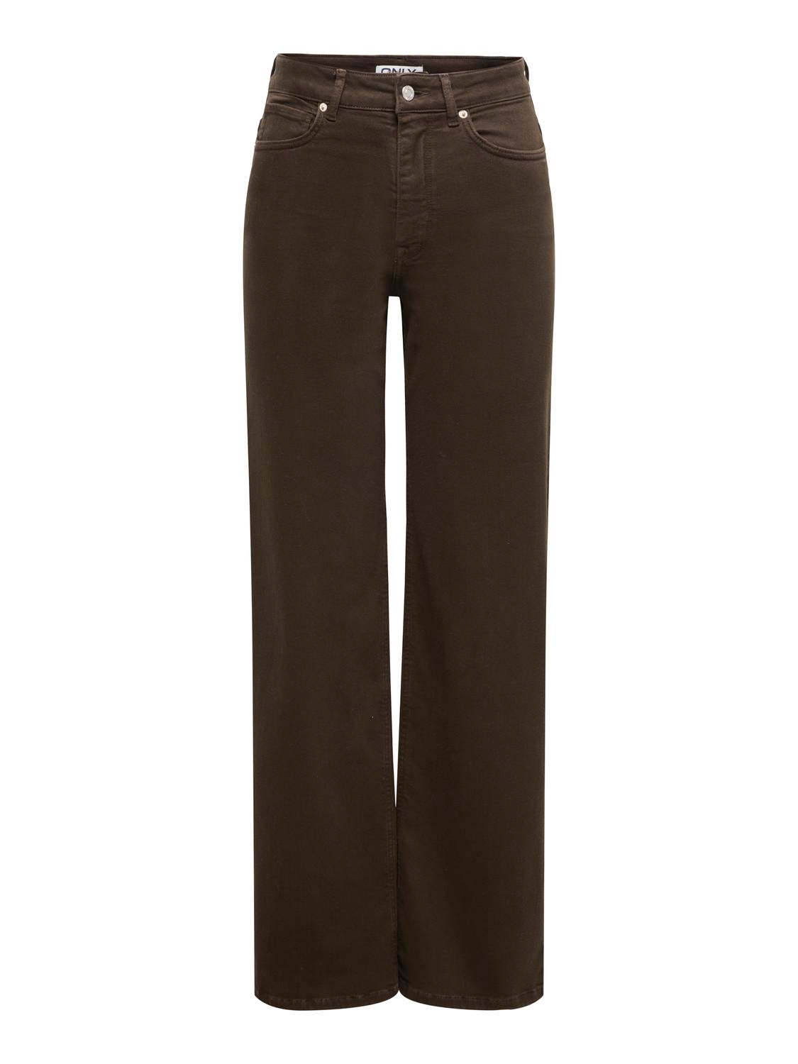 Onlmadison Blush Hw Wide Brown Dnm Cro11 Brun