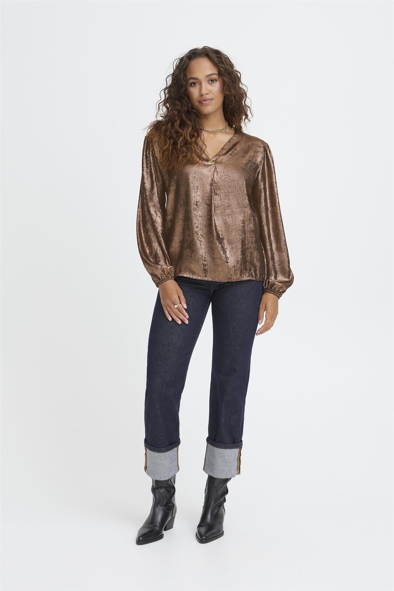 Sbelsie Blouse Copper