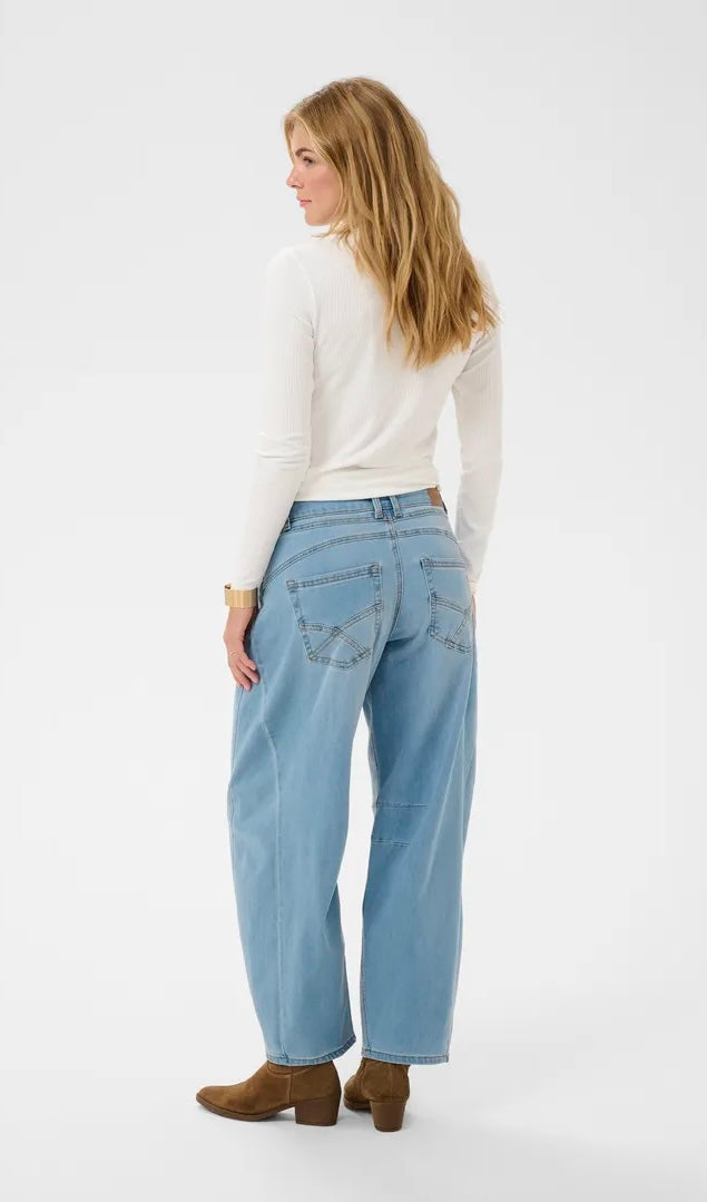 Crbahren Ankl Balloon Jeans-Relaxed Fit Blå