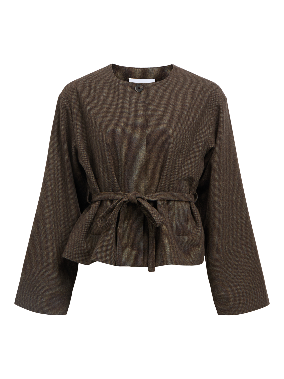 Objdarla Lo Short Jacket 142 Mørkebrun