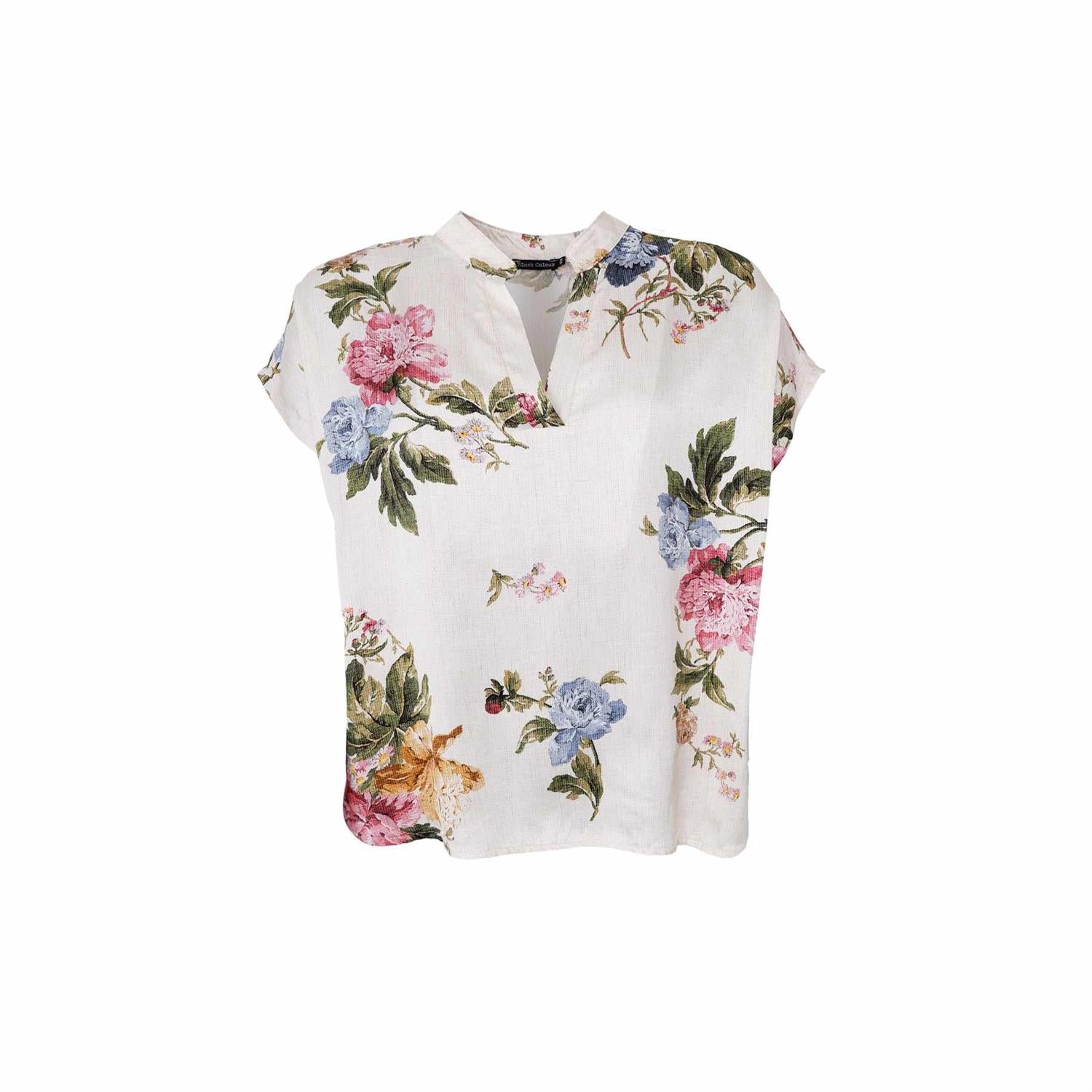 BCZALINA SS BLOUSE Cream