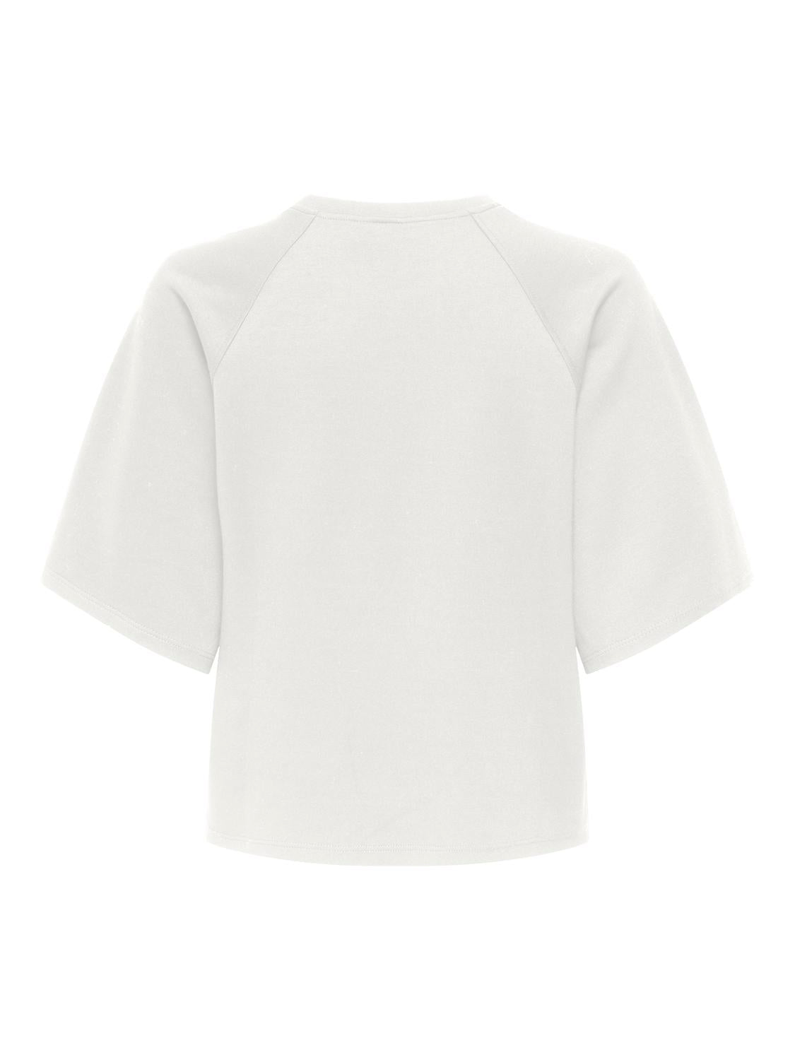 Jdyeldora 2/4 T-Shirt Jrs Hvit