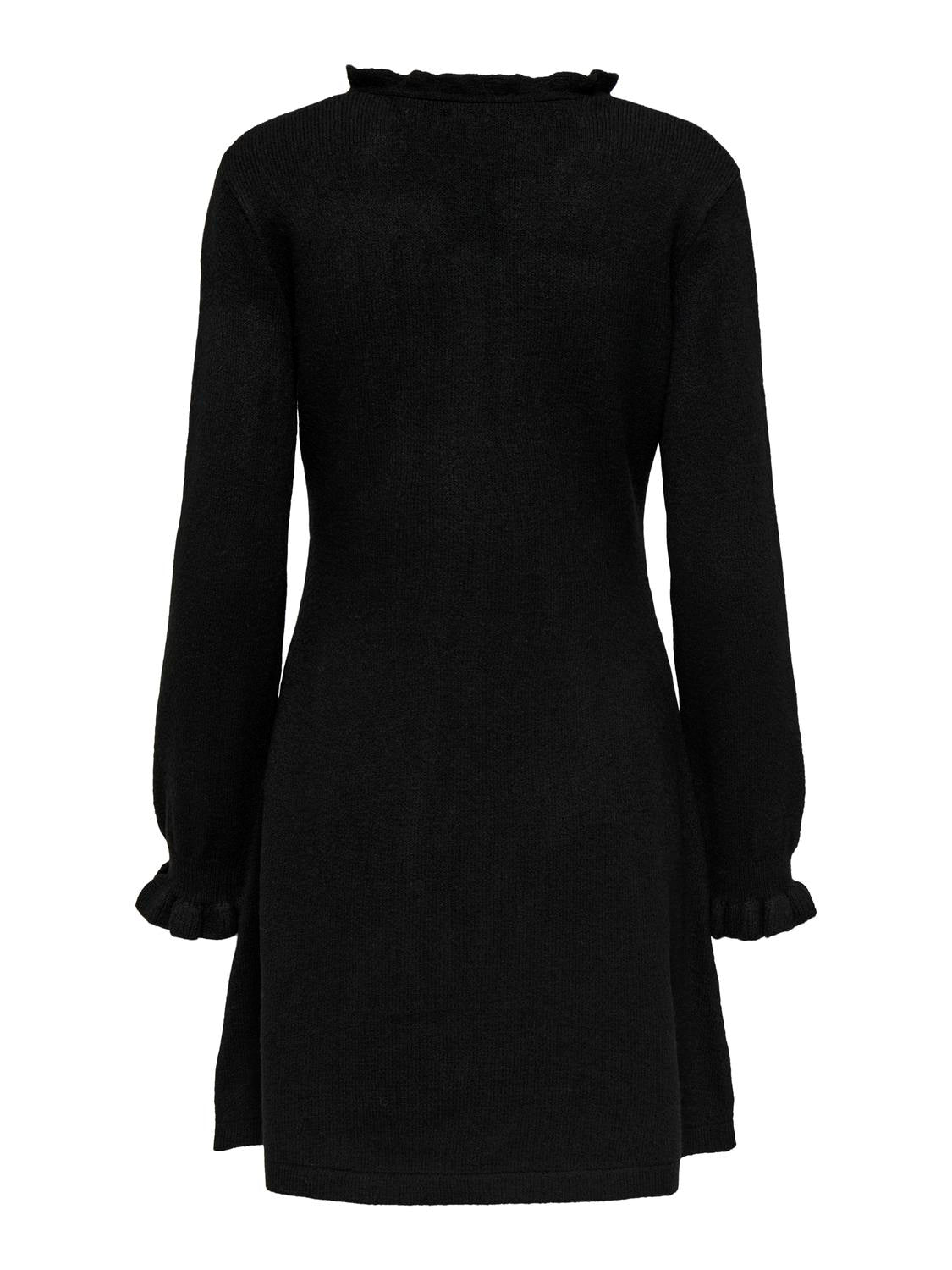 Jdyletty L/s V-Neck Frill Dress Knt Sort