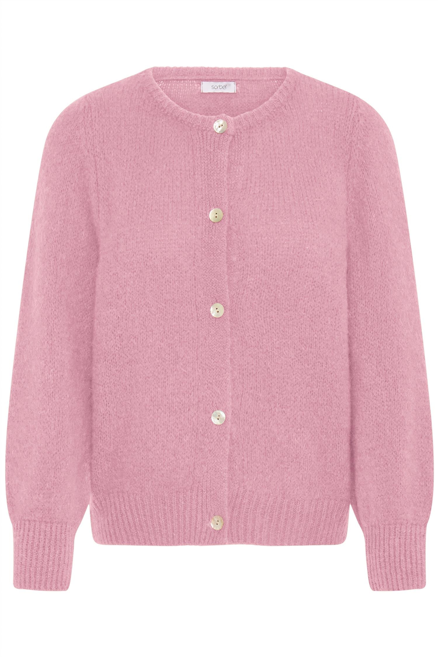 Sbgulvig Knit Cardigan Orchid Smoke