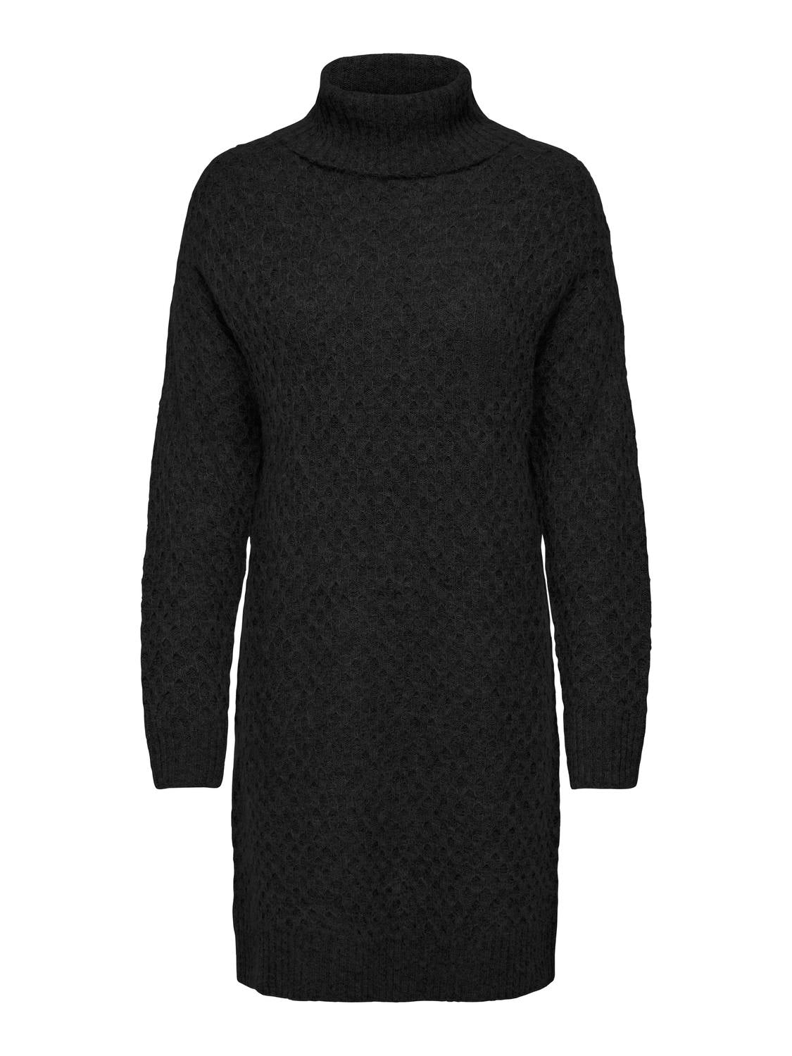 JDYBIGUM L/S COWL NECK DRESS KNT Sort