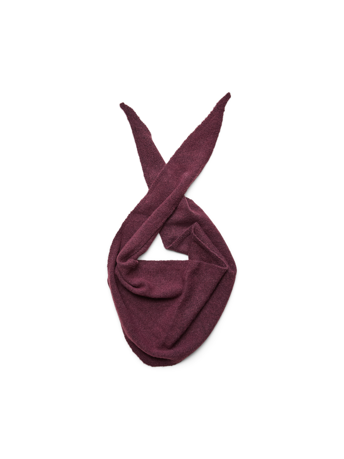 Vmlina Small Triangle Scarf Noos Mørkelilla