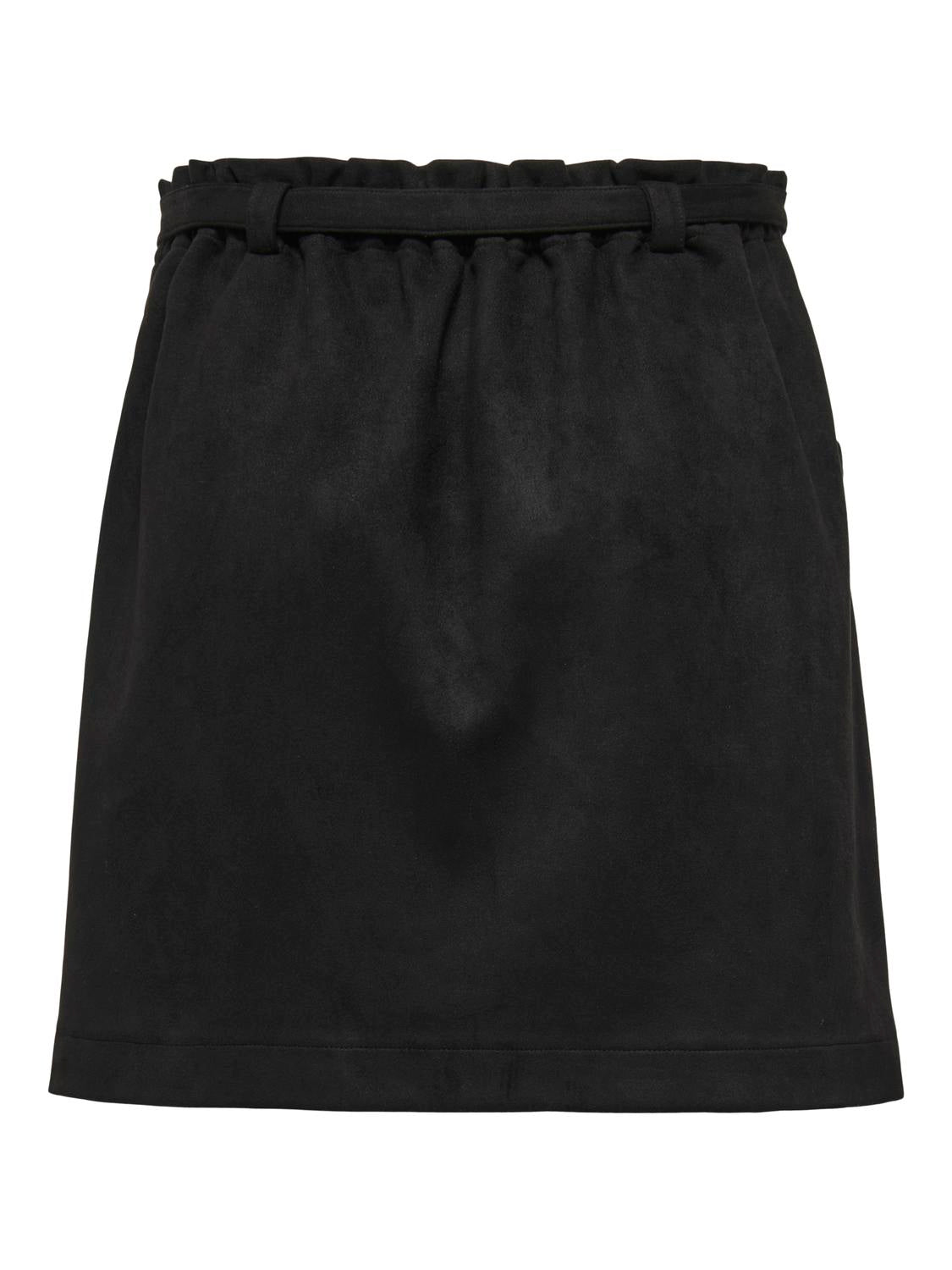 Onldiane Heidi Life Faux Suede Skirt Otw Sort