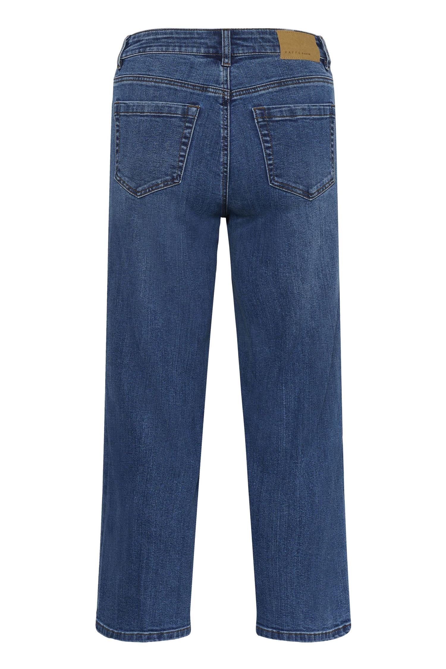 Kabrook Cropped Hw Jeans Blå