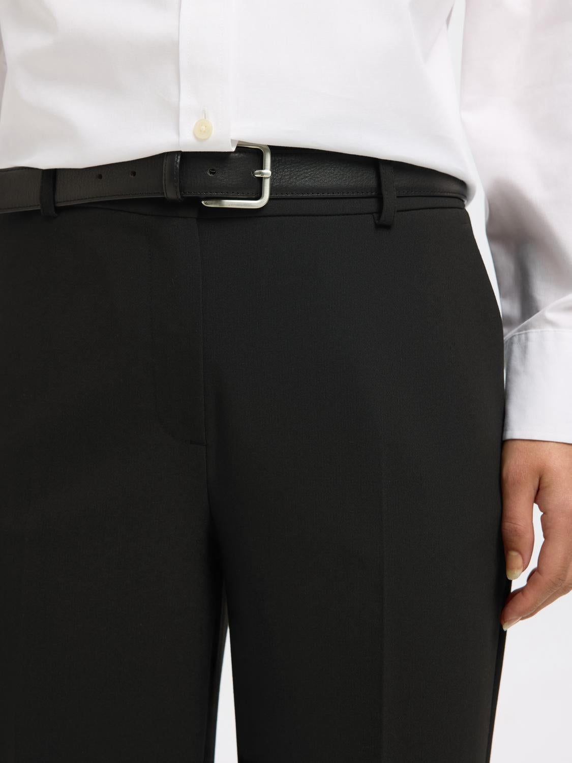 Slfrita Mw Wide Pant Fd Noos Sort