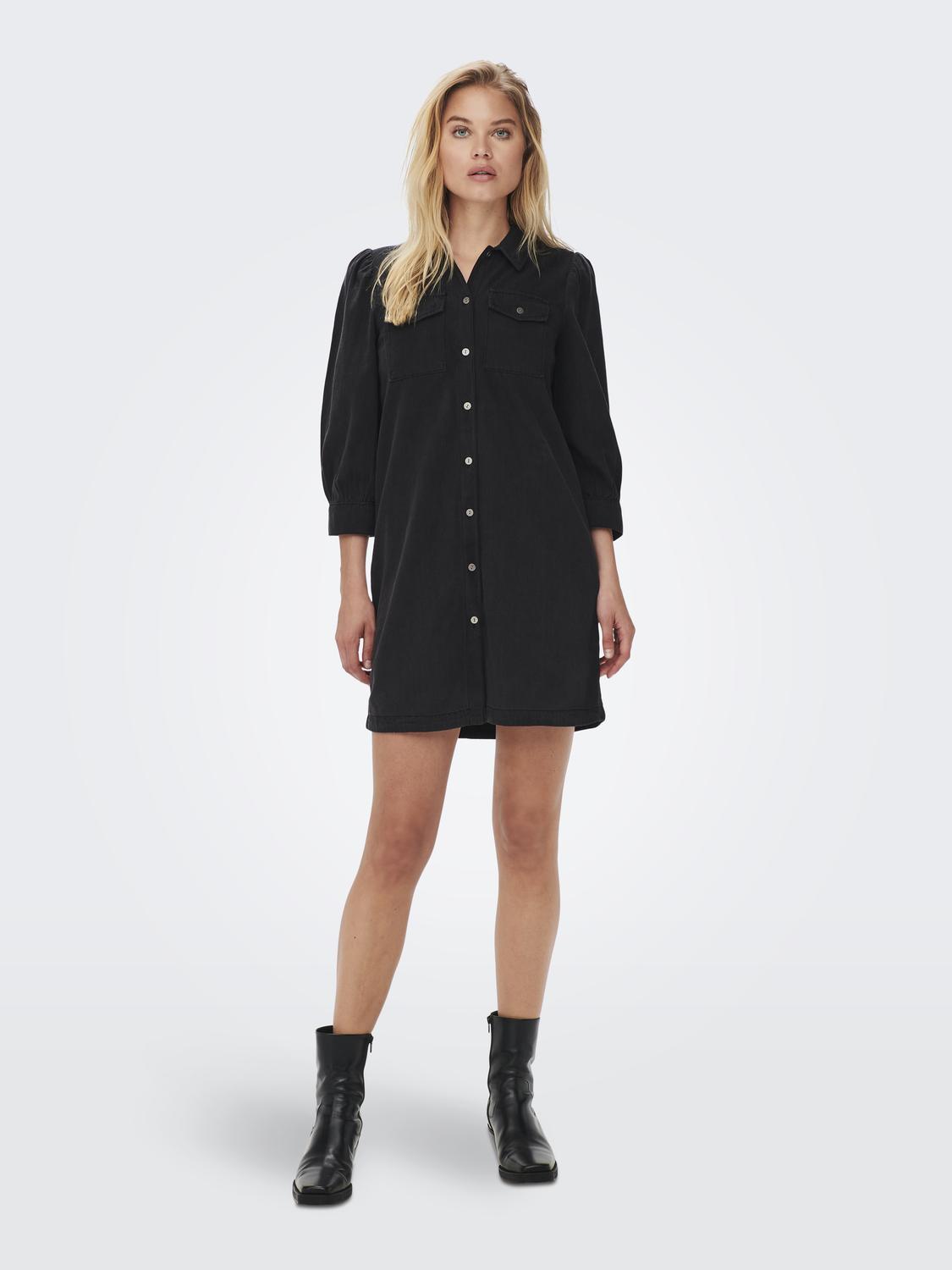 Onlfelica Dnm Dress Noos Sort