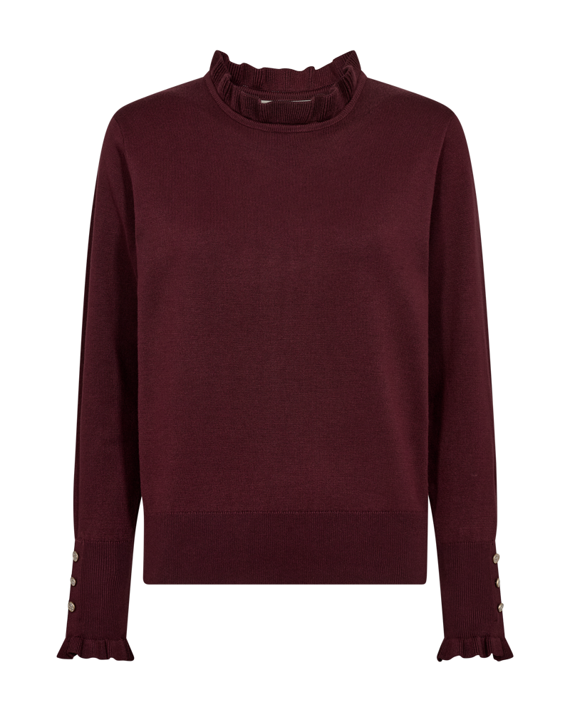 FQKATIE-PULLOVER Burgunder