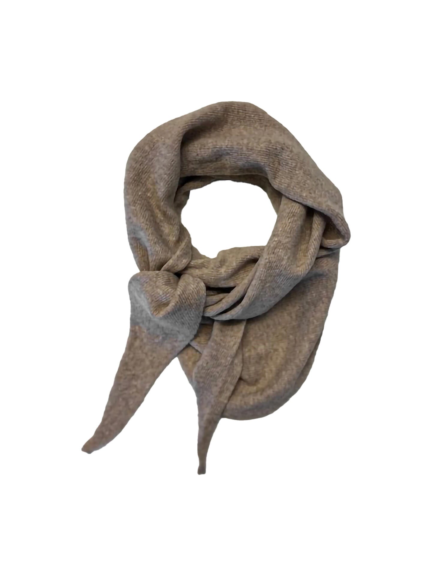 Dame sjal ensfarget triangle Natur