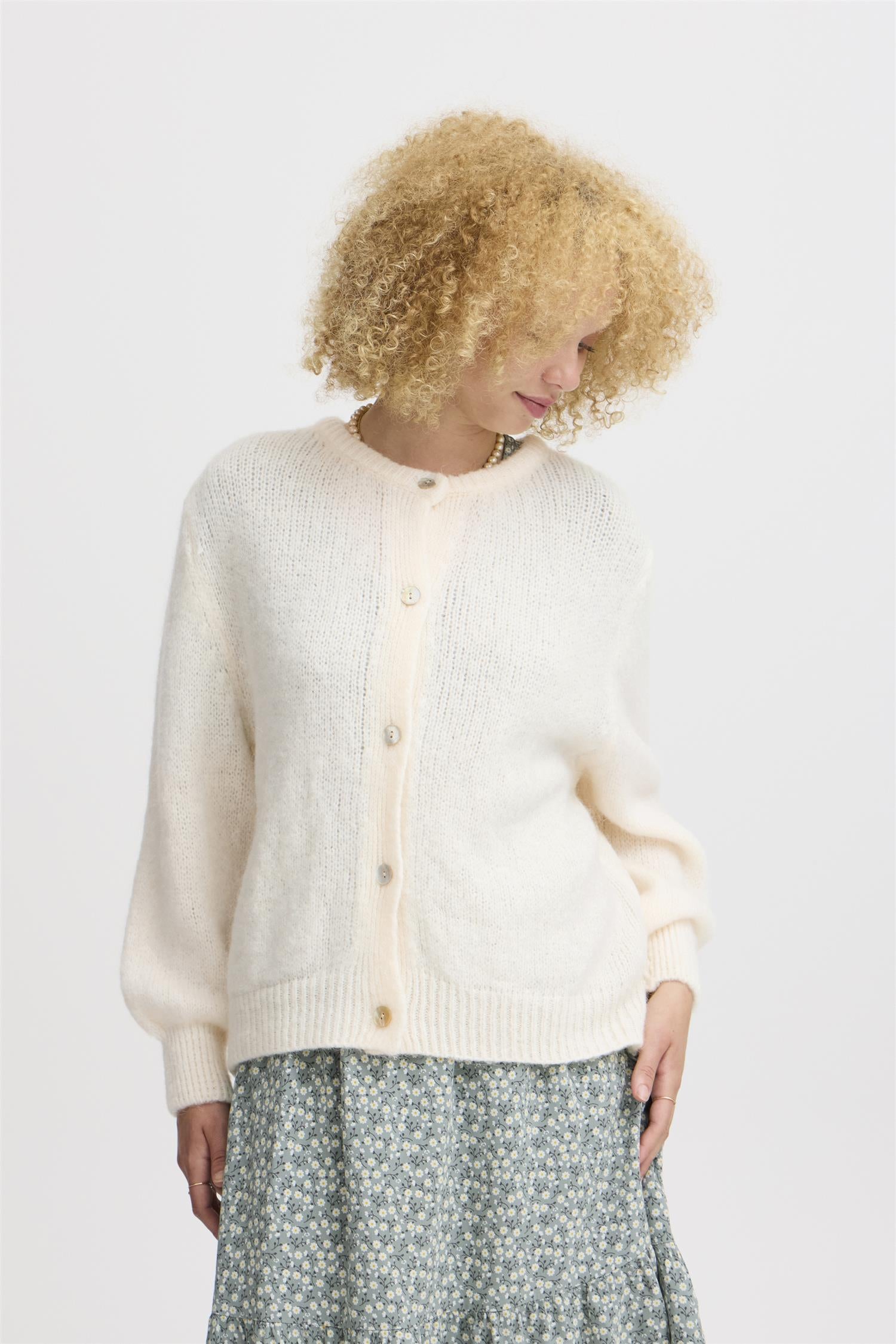 SBGULVIG KNIT CARDIGAN Hvit