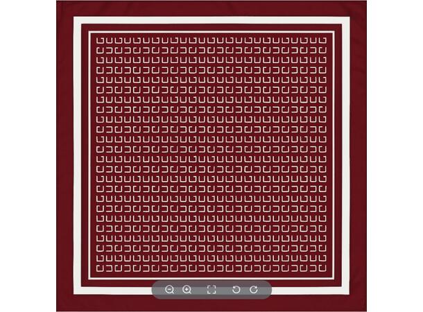 skjerf enkel mønster Vinrød