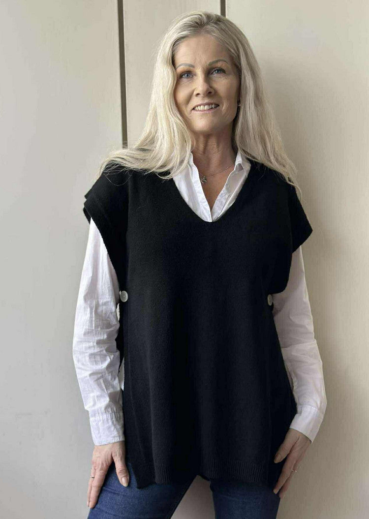 ISA VEST Svart