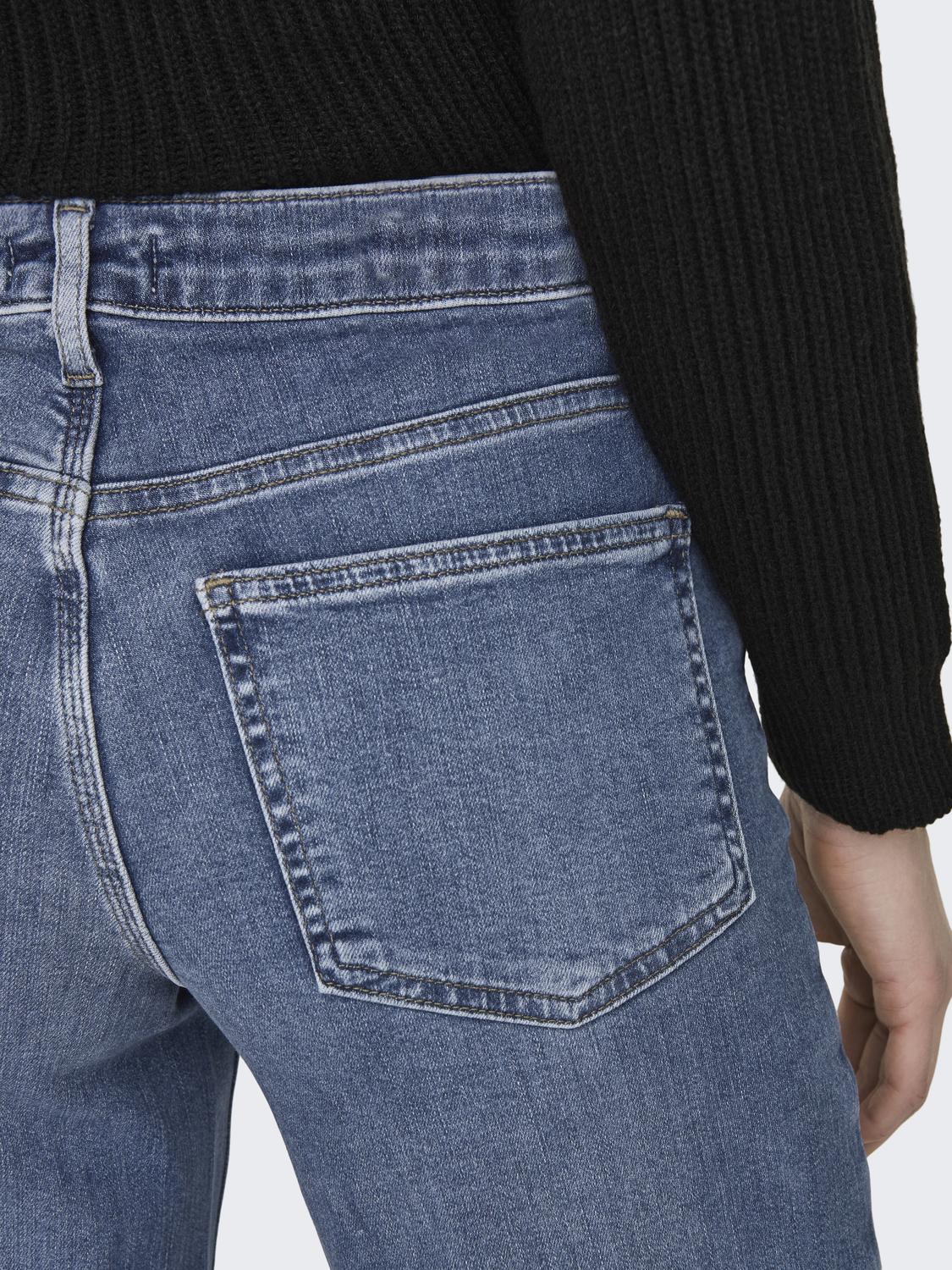 ONLMADISON BLUSH HW WIDE DNM DOT372 NOOS Mellomblå