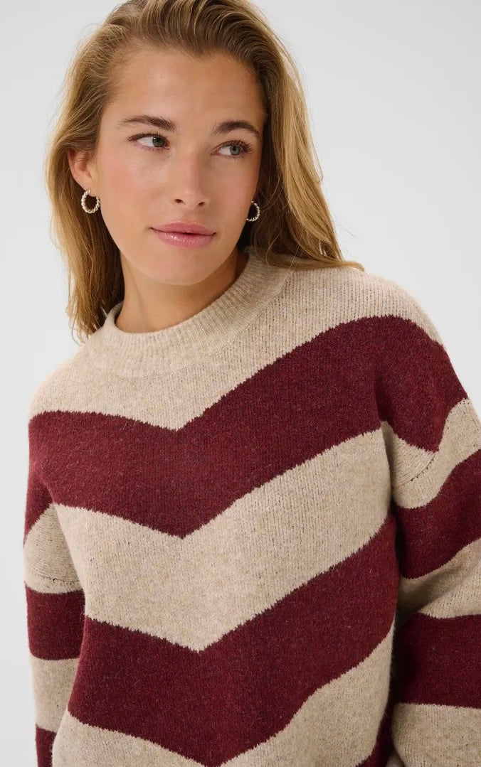 Kaverana Knit Pullover Feather G.M./Windsor W. Stripe