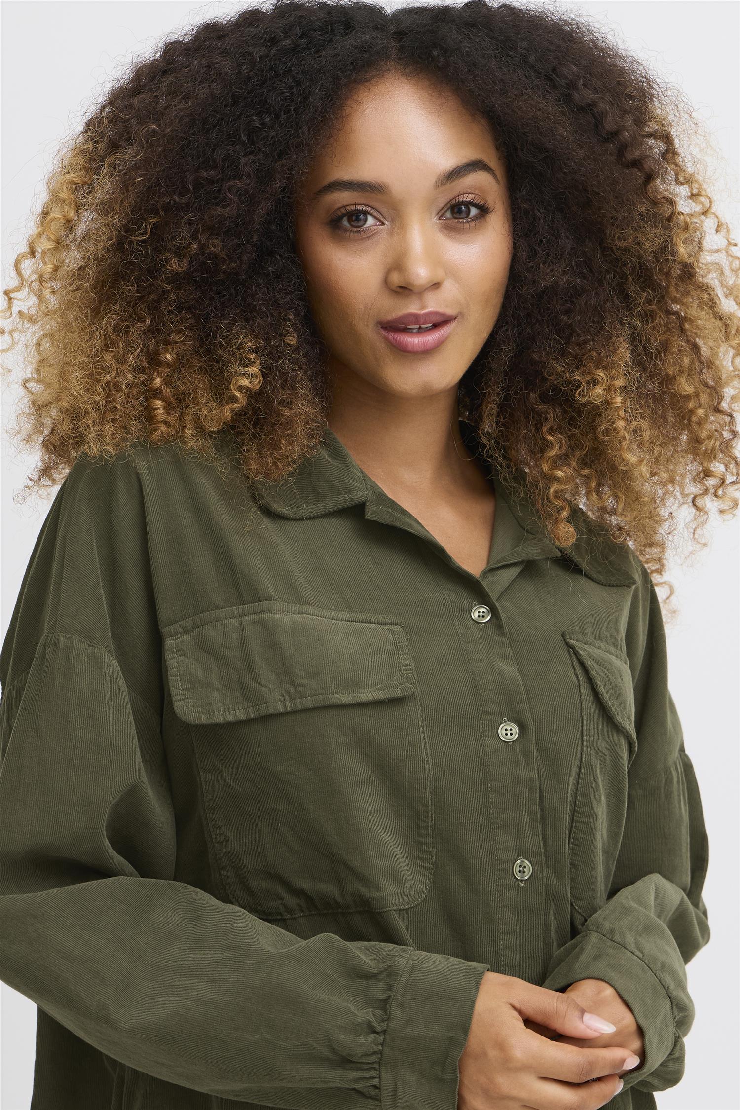 Sbtonya Shirt Dress Grønn