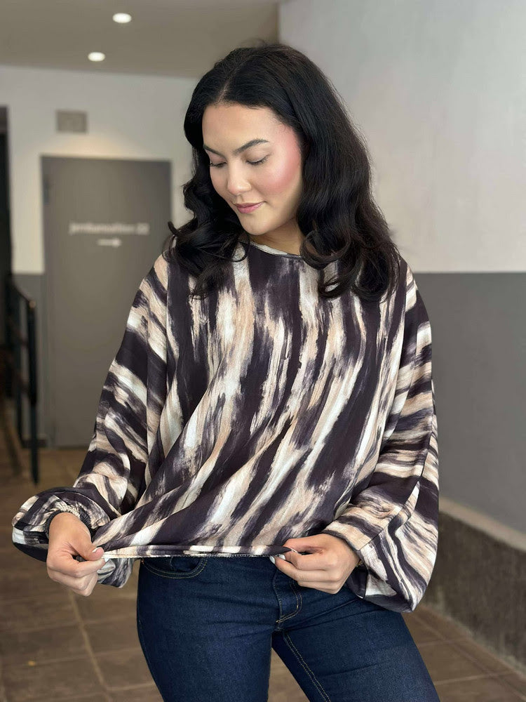 ELLA BLUSE Svart