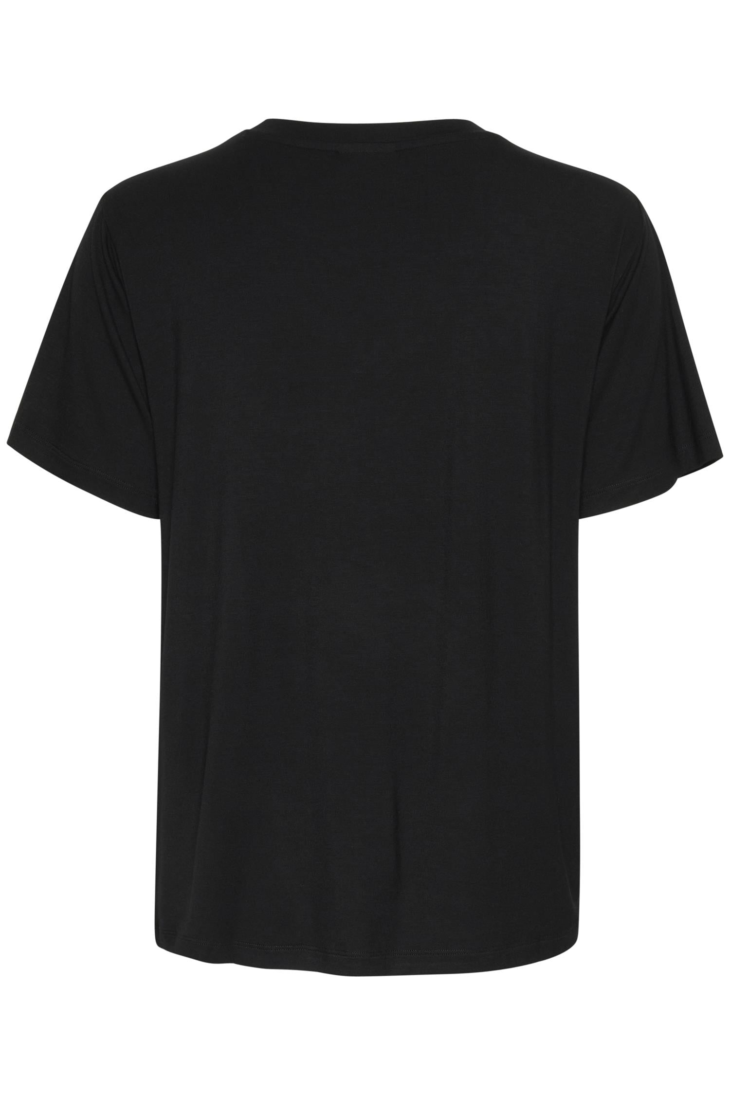 KAfida V-Neck T-Shirt Svart