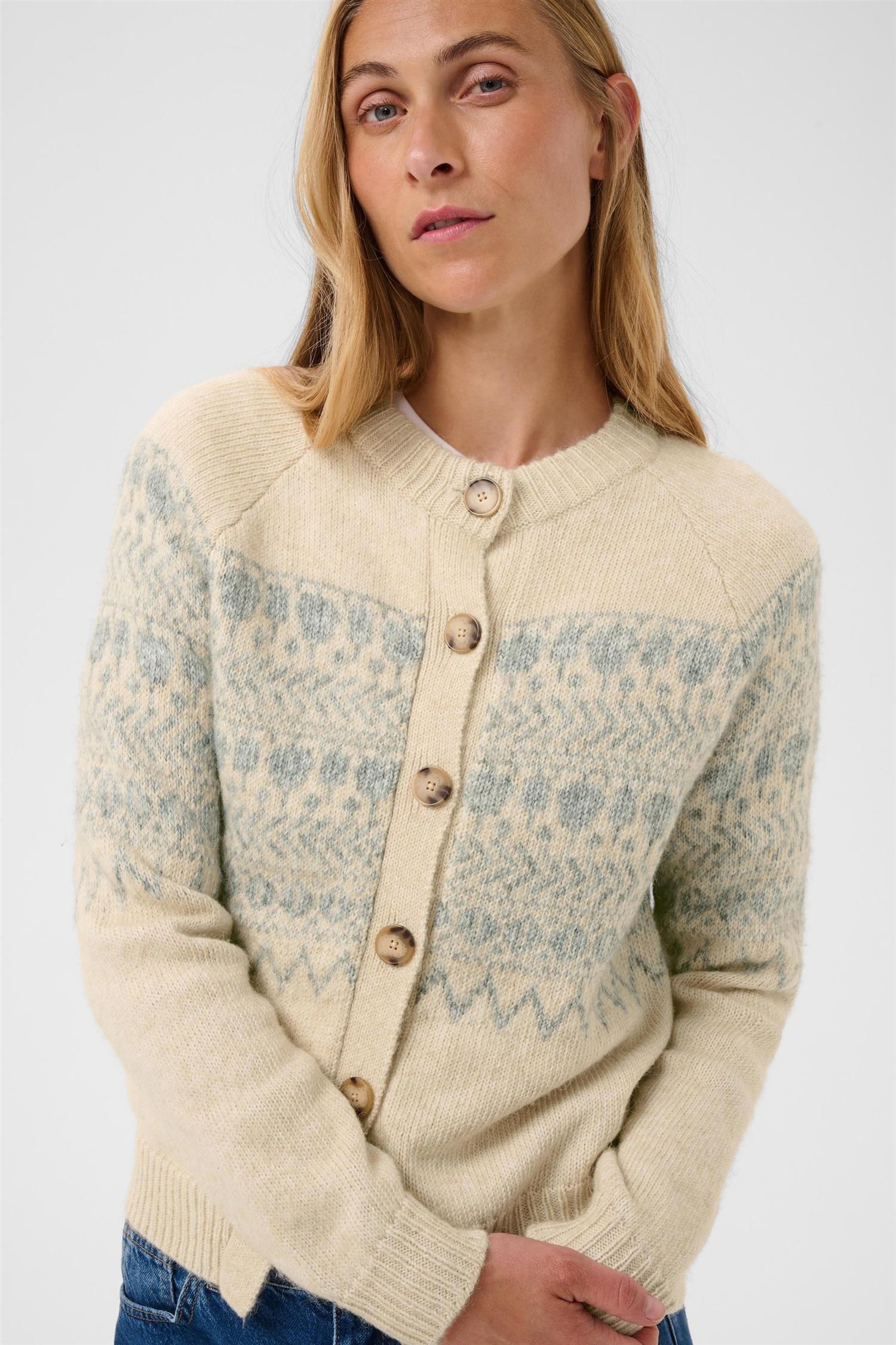 Charmainepw Cardigan Beige