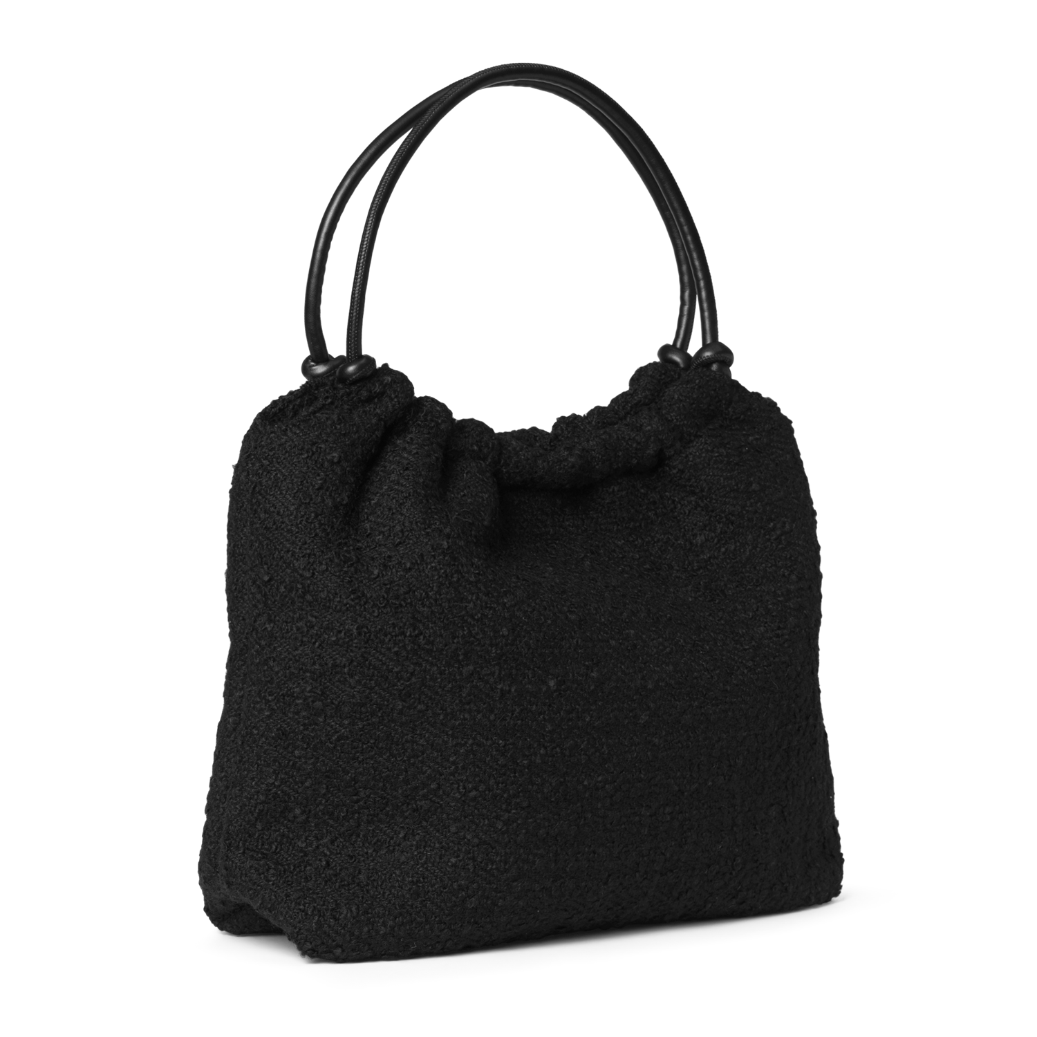 Day Woolen Pop Scrunch Tote Svart