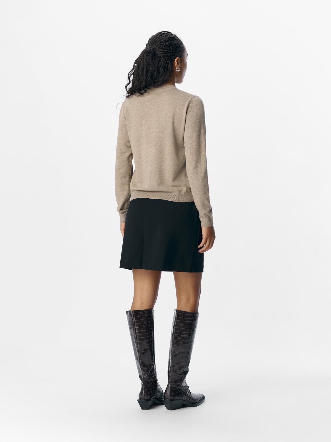 Objlisa Mw Mini Skirt Noos Sort