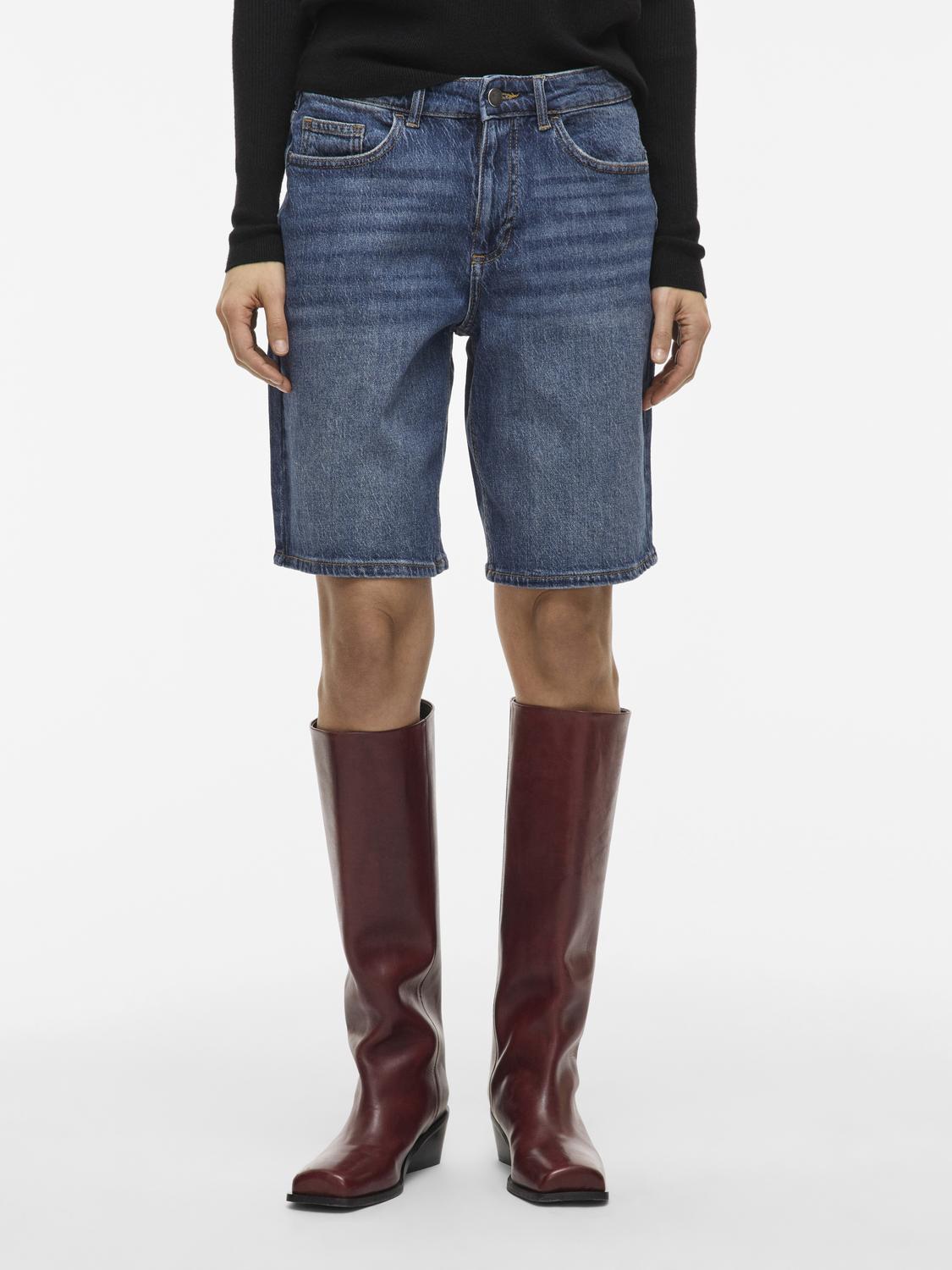 VIJAF RW BERMUDA SHORTS MBD/BFS Mellomblå