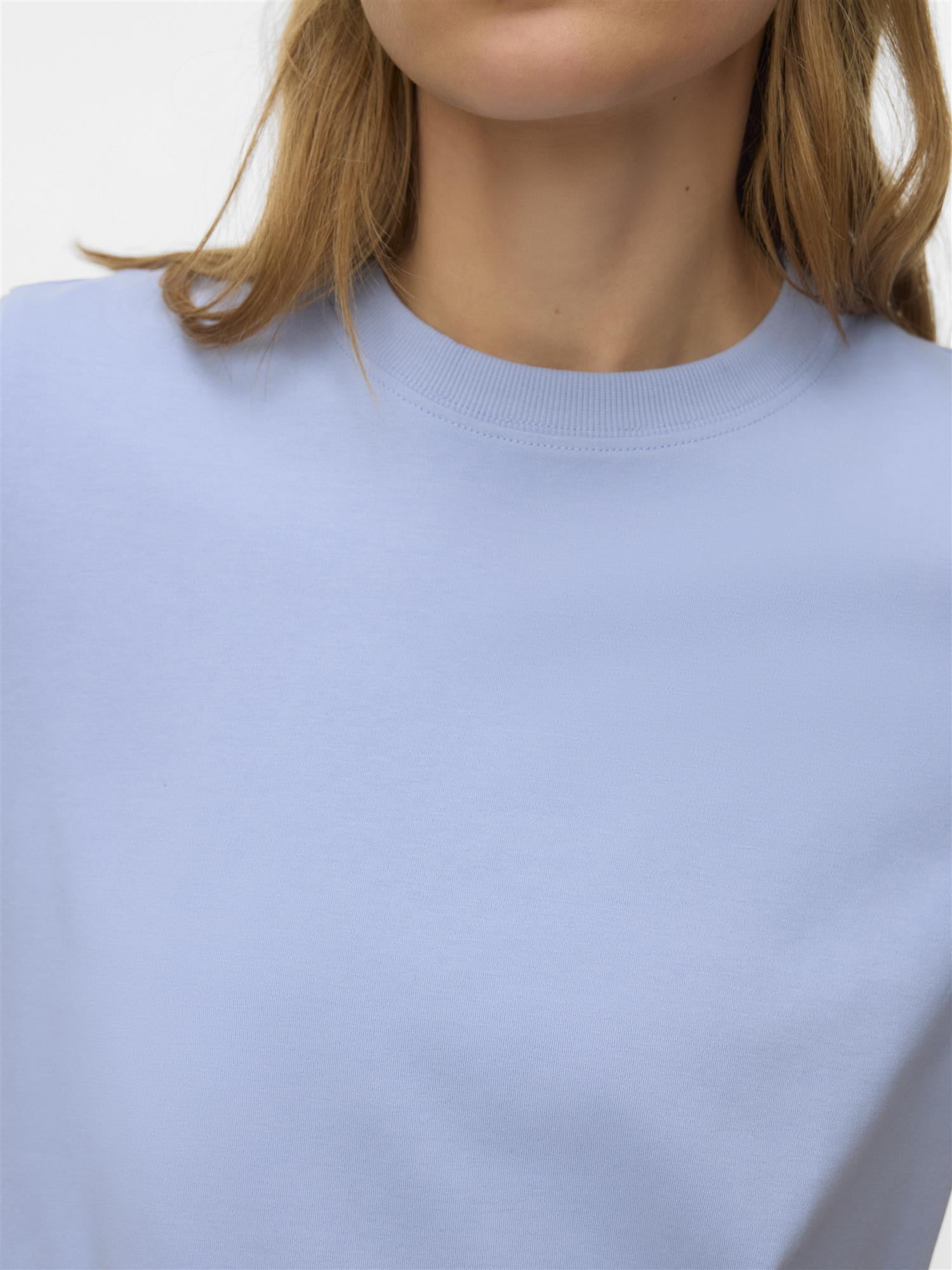 Awnaima Ss O-Neck T-Shirt Noos Blå