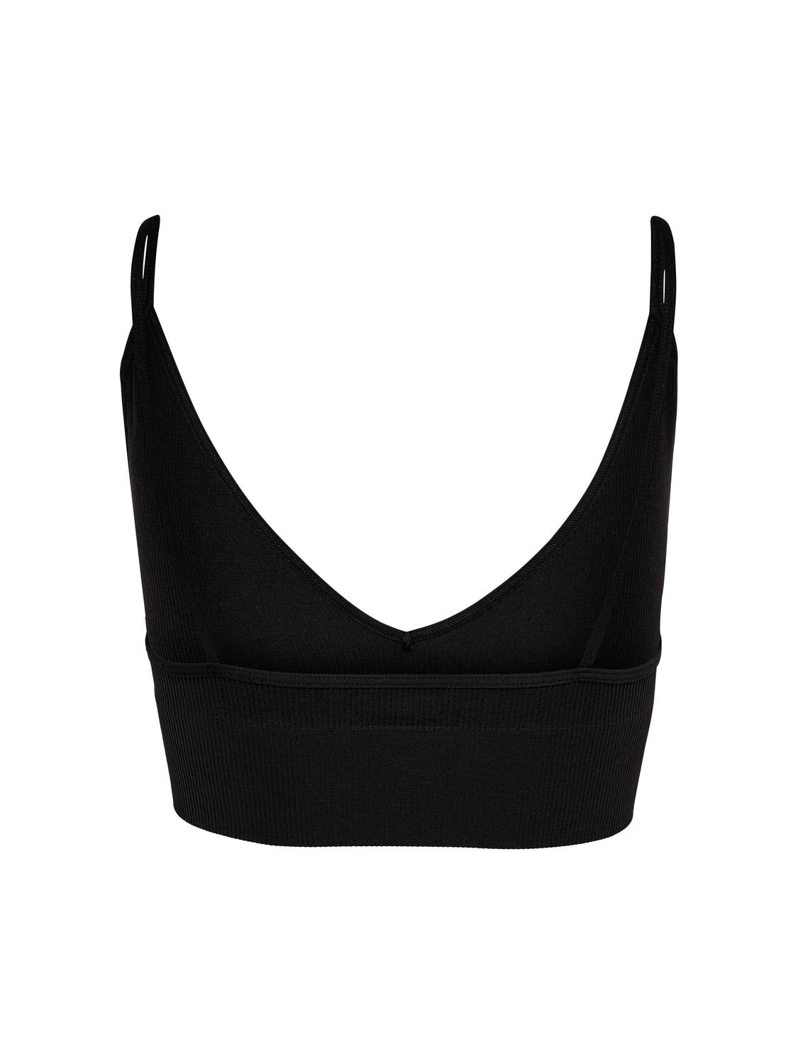 Onlvicky Rib Seamless Vneck Top Noos Acc Sort