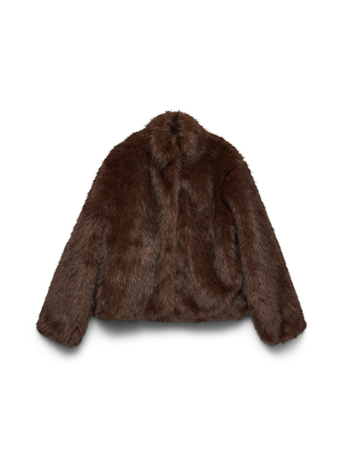 Vmmonroe Short Jacket Noos Mørkebrun