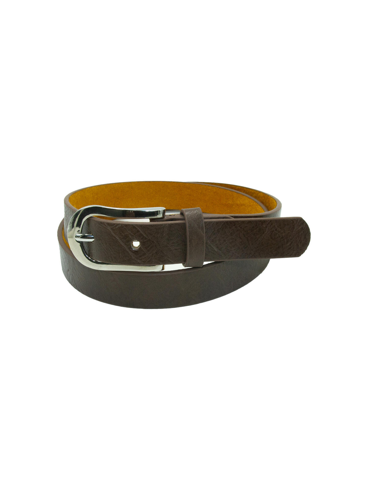 Belte klassisk m/enkel spenne 2,5 cm Brun