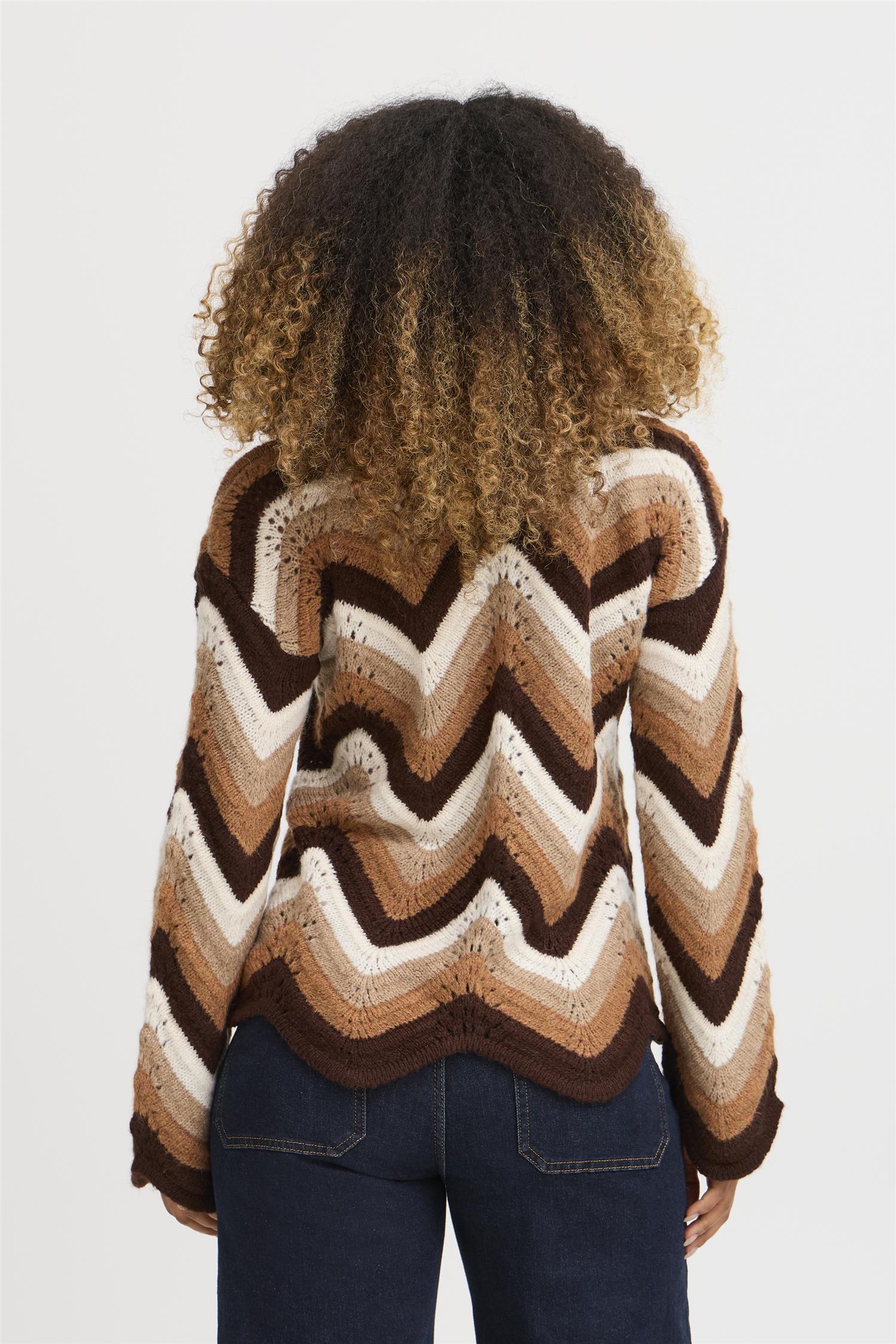 Sbbidiga Knit Cardigan Brun