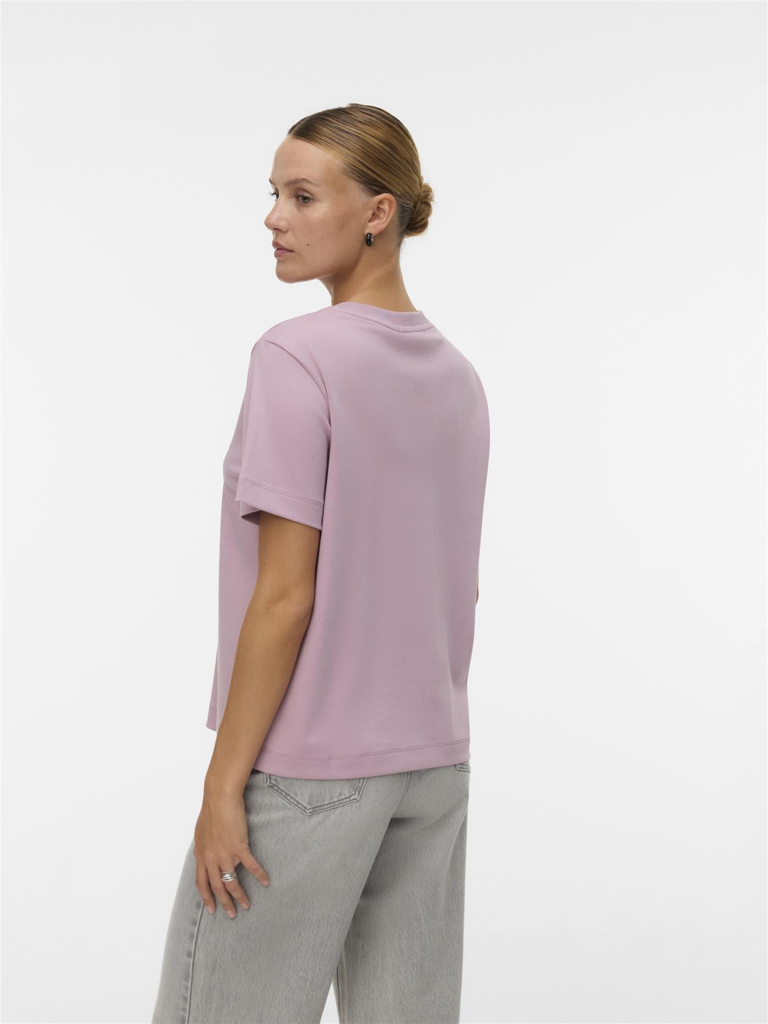 Awnaima Ss O-Neck T-Shirt Noos Rosa