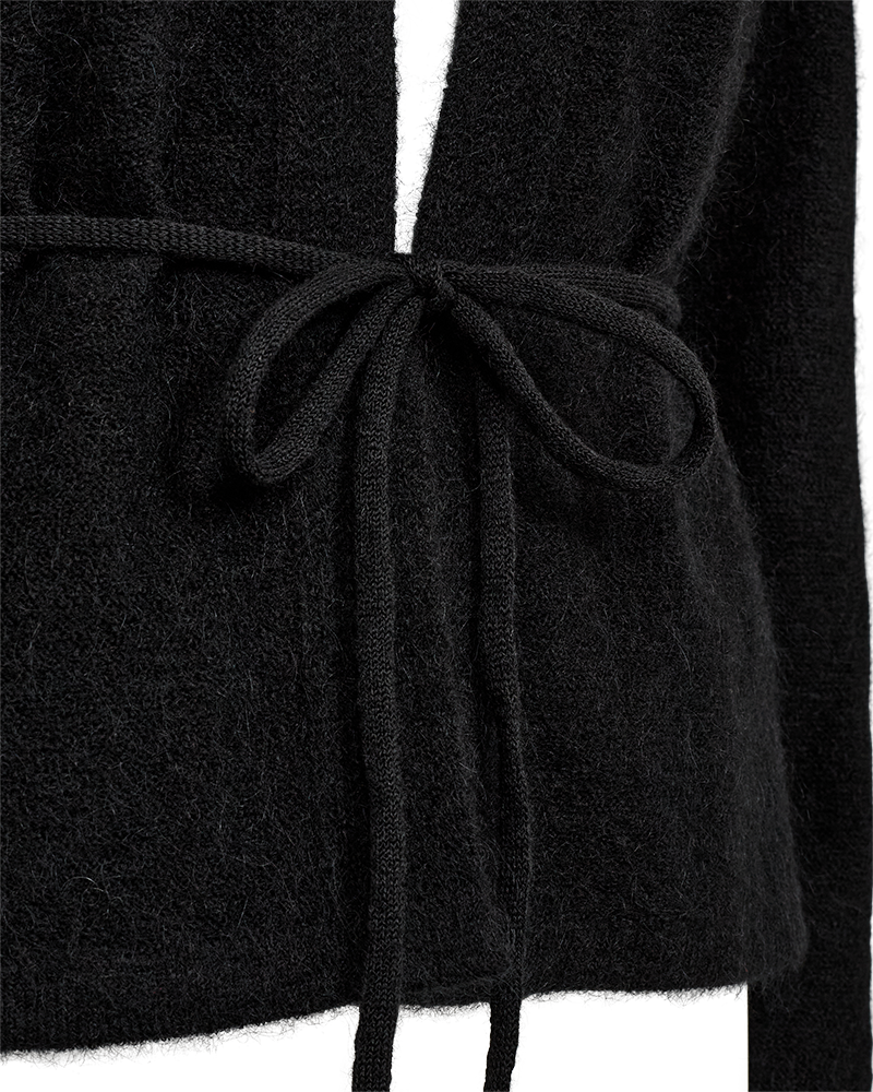 FQMOTO-CARDIGAN Svart