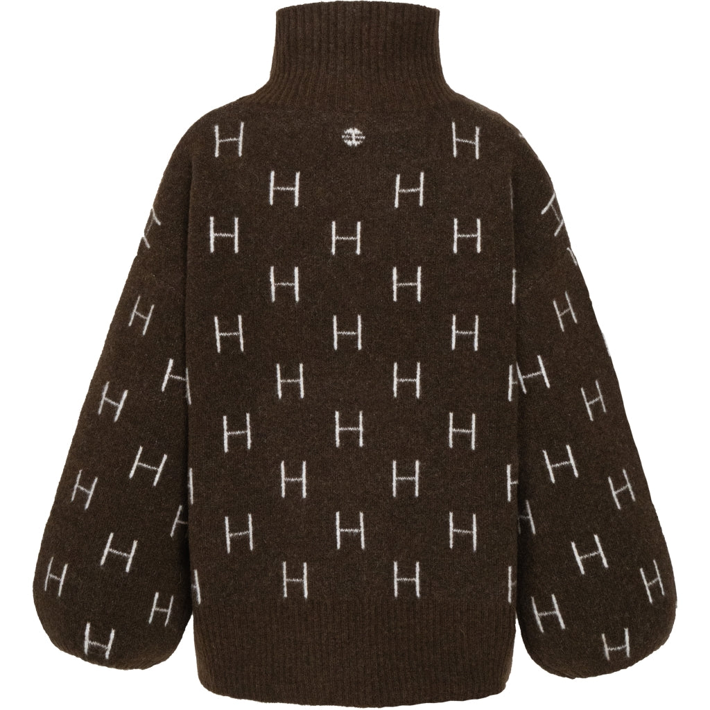 Fam Sweater Short Brun