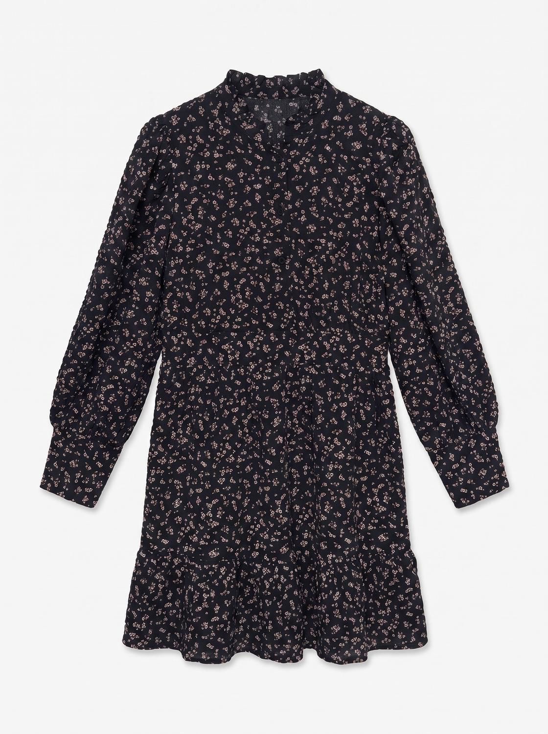 Awnoelle Ls High Neck Short Dress Sort