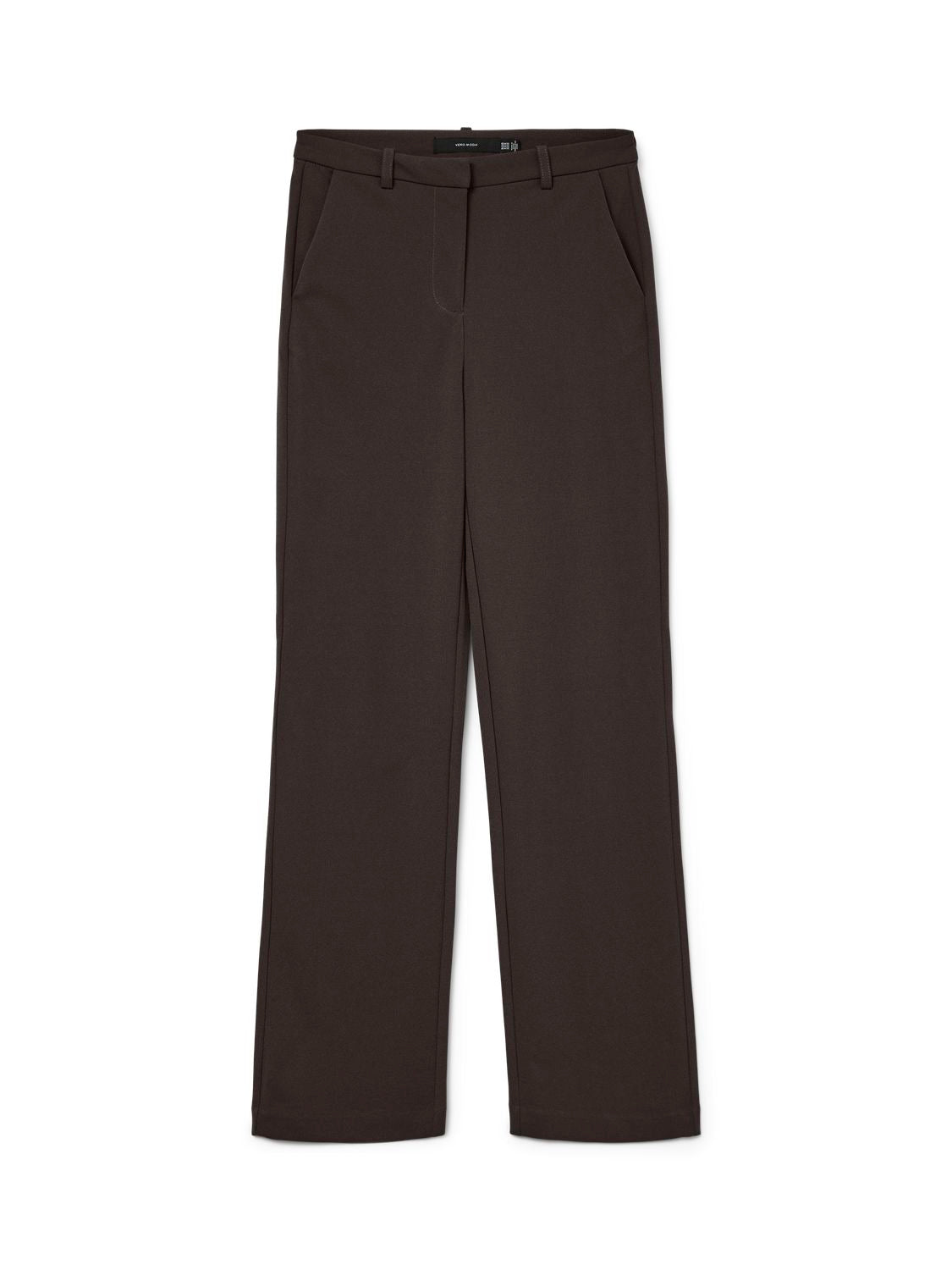 Vmzamira Mw Slim Straight Pant Noos Brun