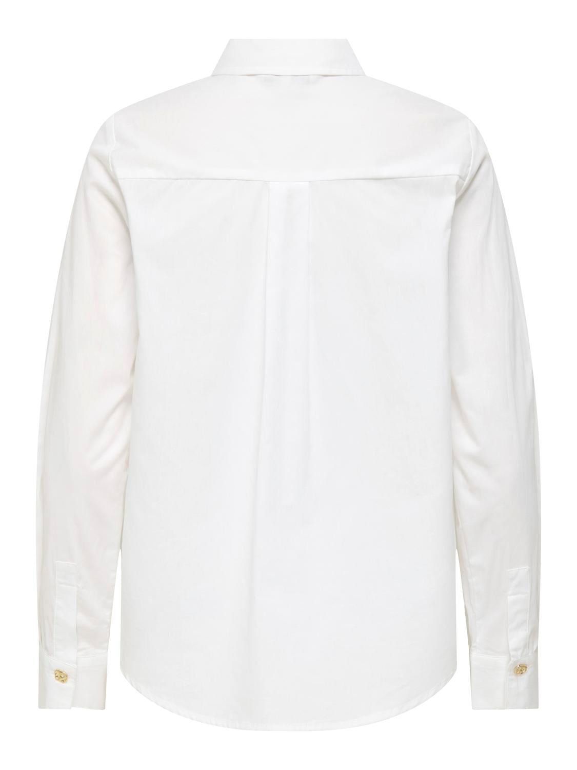 Onlsable Nina Ls Shirt Wvn Hvit