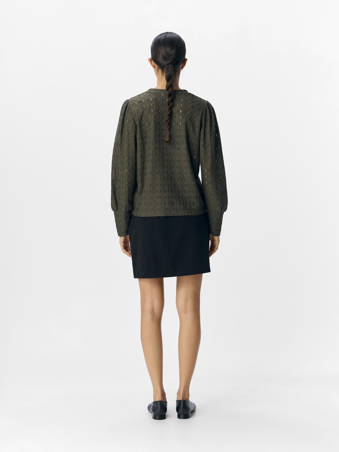 Objlaila L/s Re Top Noos Mørkegrå