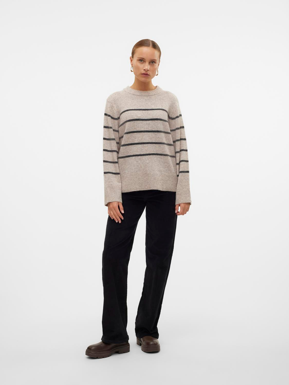 VMFLAWLESS LS O-NECK PULLOVER GA NOOS Lysebrun