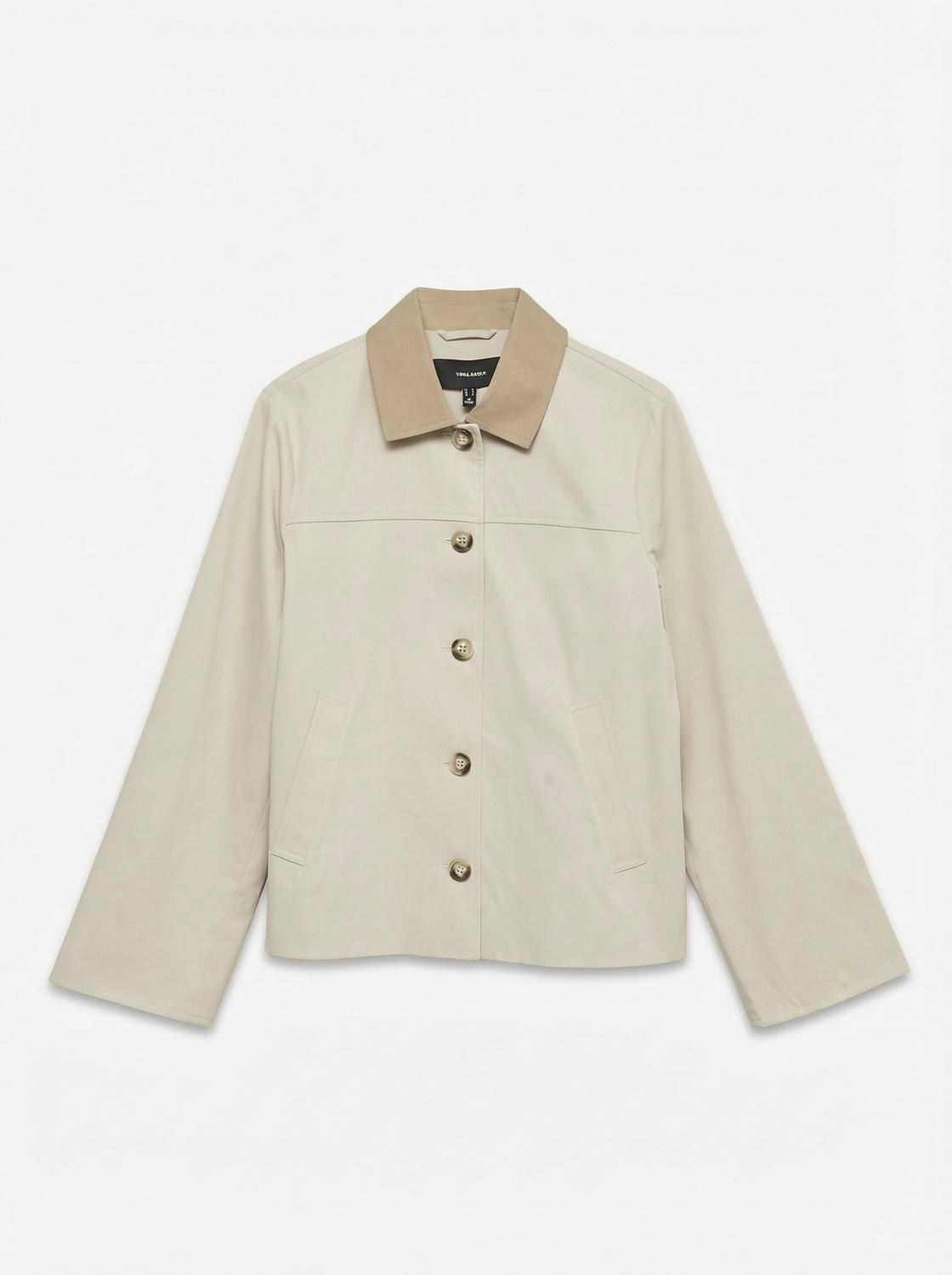 Vmchelseapoppy Short Jacket Noos Lys Beige
