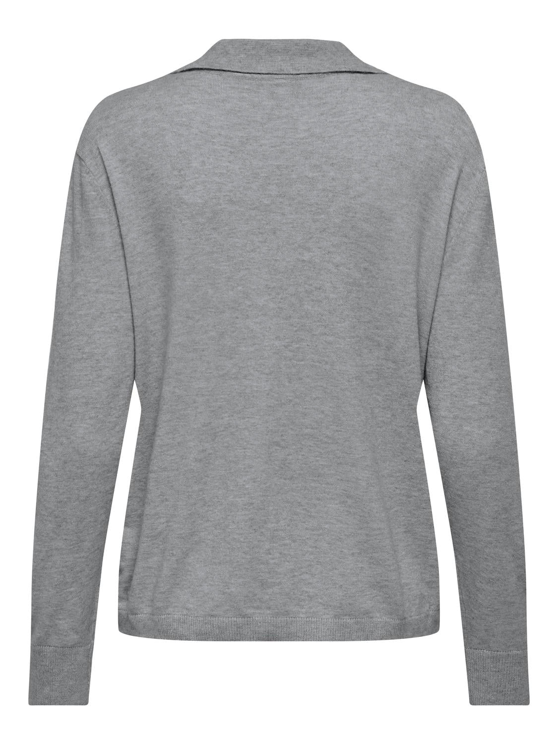 Onlibi Life Ls Polo Pullover Knt Nca Mellomgrå