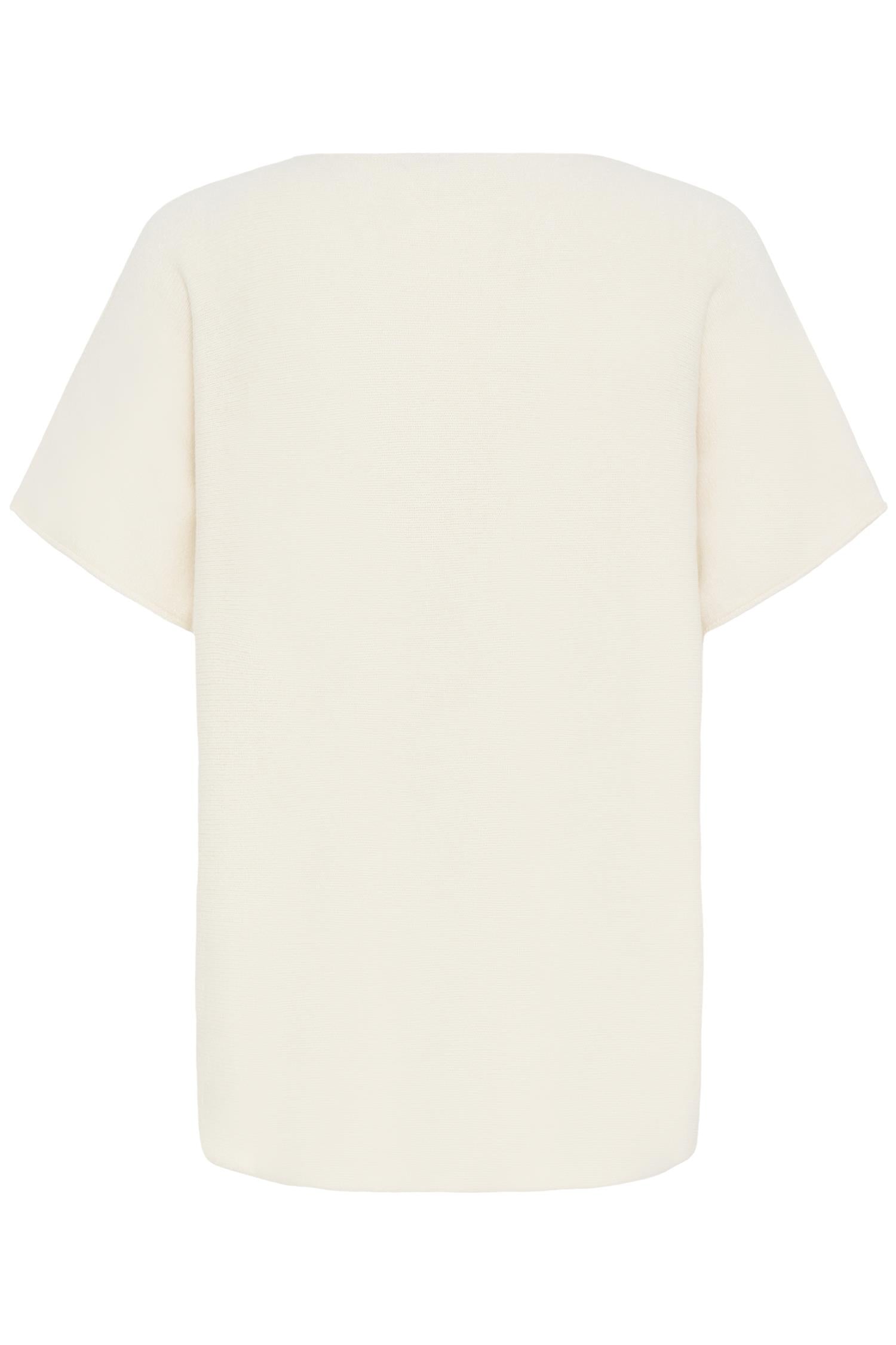 Sbinnova Half Sl Knit Blouse Hvit